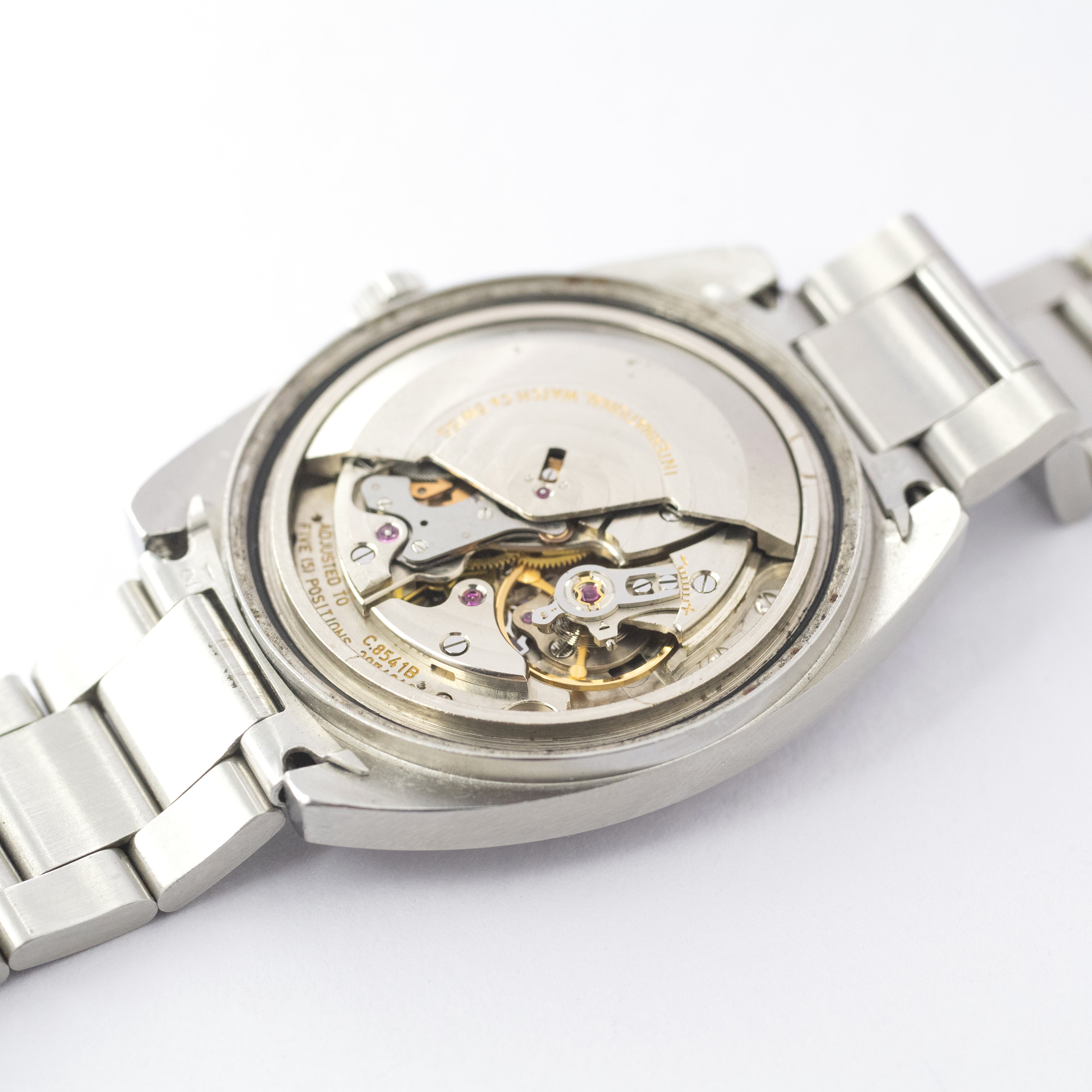 IWC TVスクリーン 1971年製 ブルーダイヤル オートマチック 純正3連ブレス付き