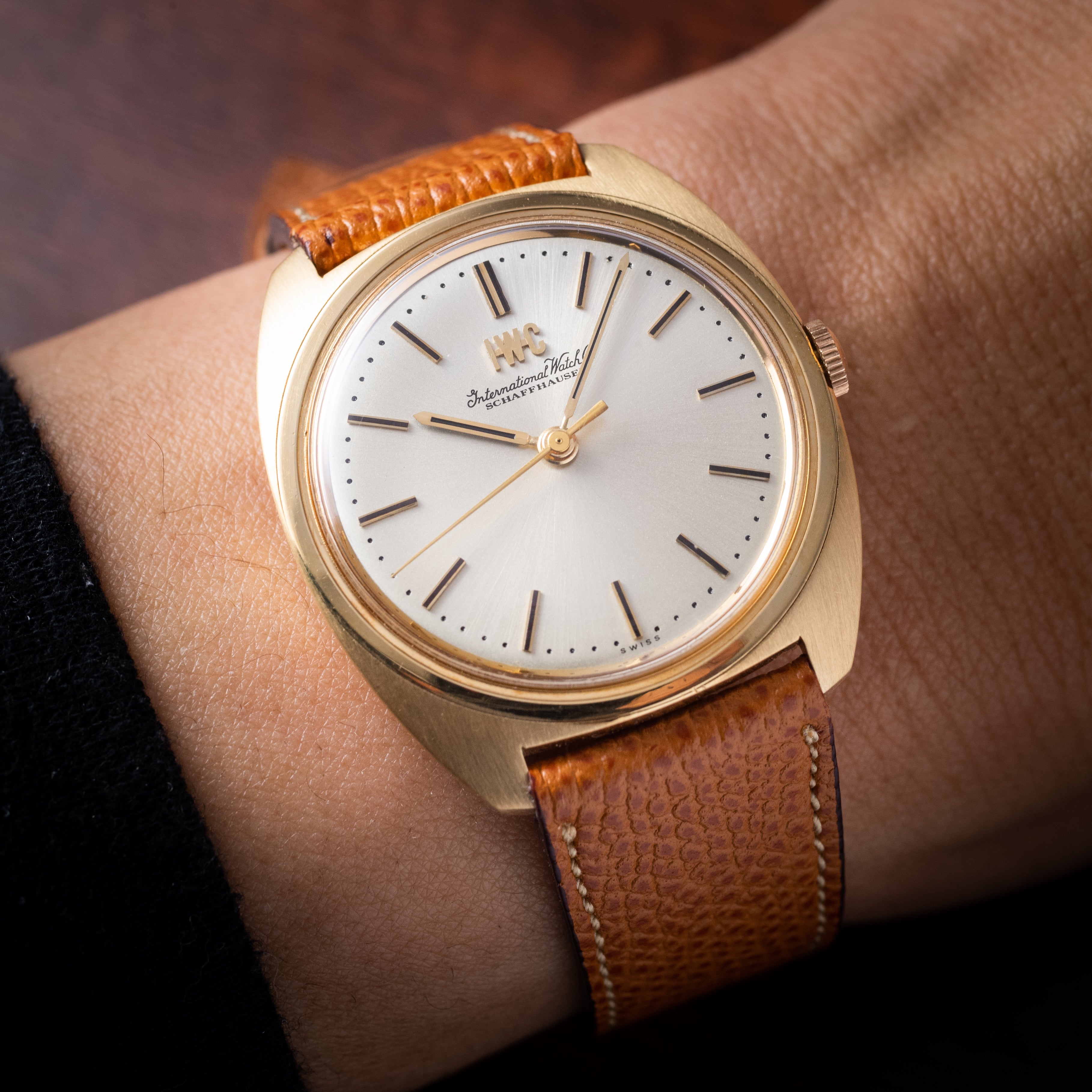 IWC 18金無垢ケース Cal.403 1970年製/昭和45年製 手巻き式