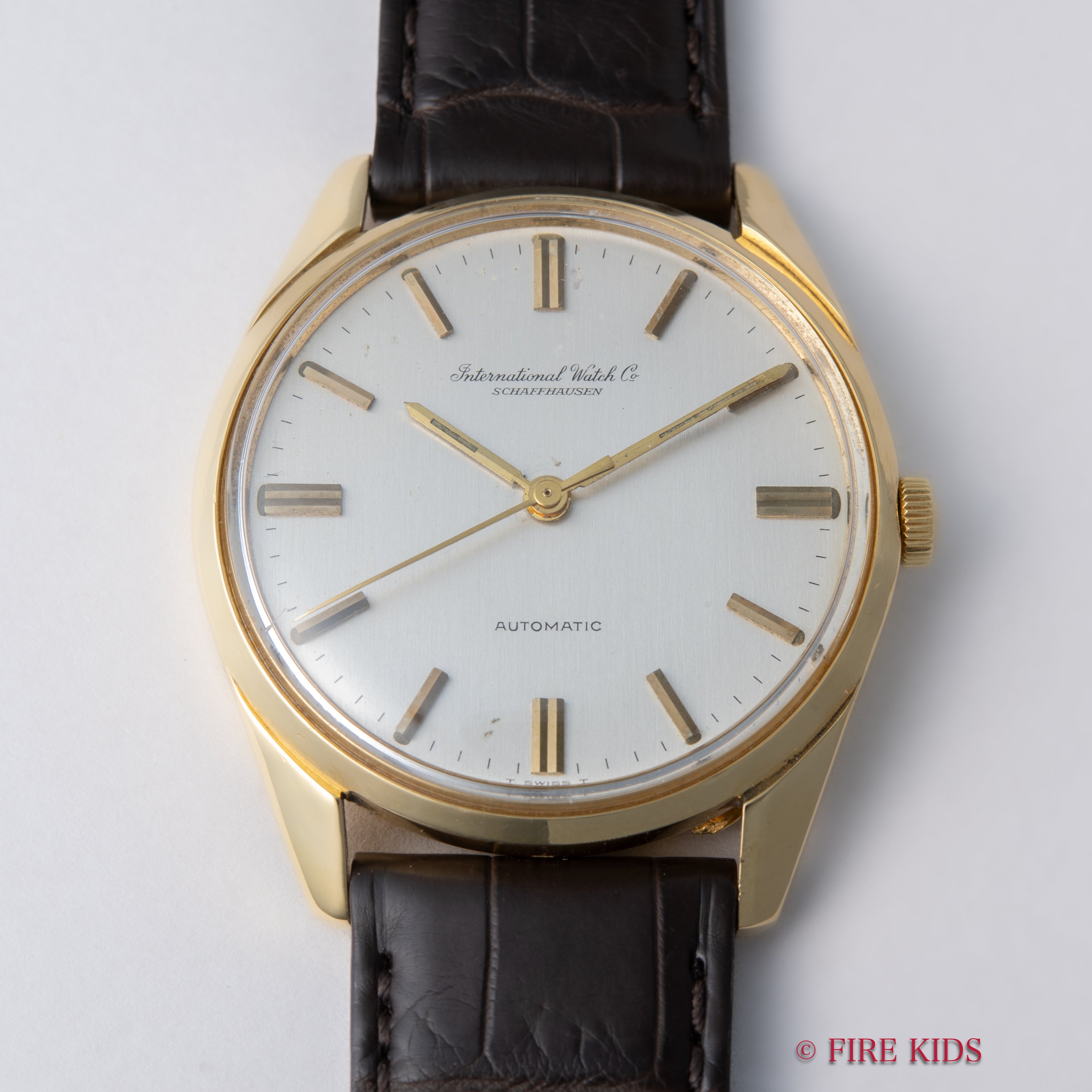 IWC 18金無垢ラウンドケース ペラトン式自動巻き 1967年製 Ref.810A Cal.854