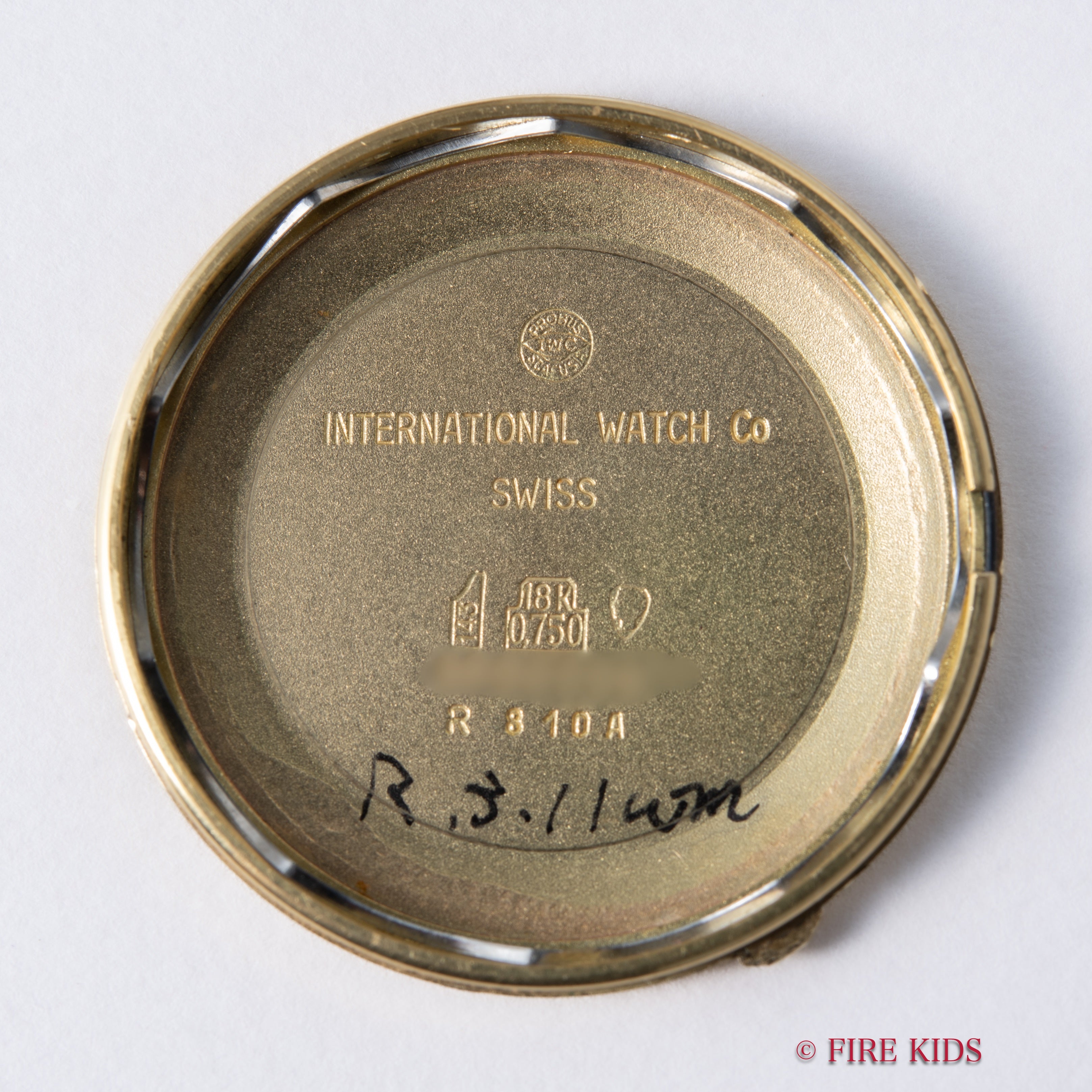 IWC 18金無垢ラウンドケース ペラトン式自動巻き 1967年製 Ref.810A Cal.854