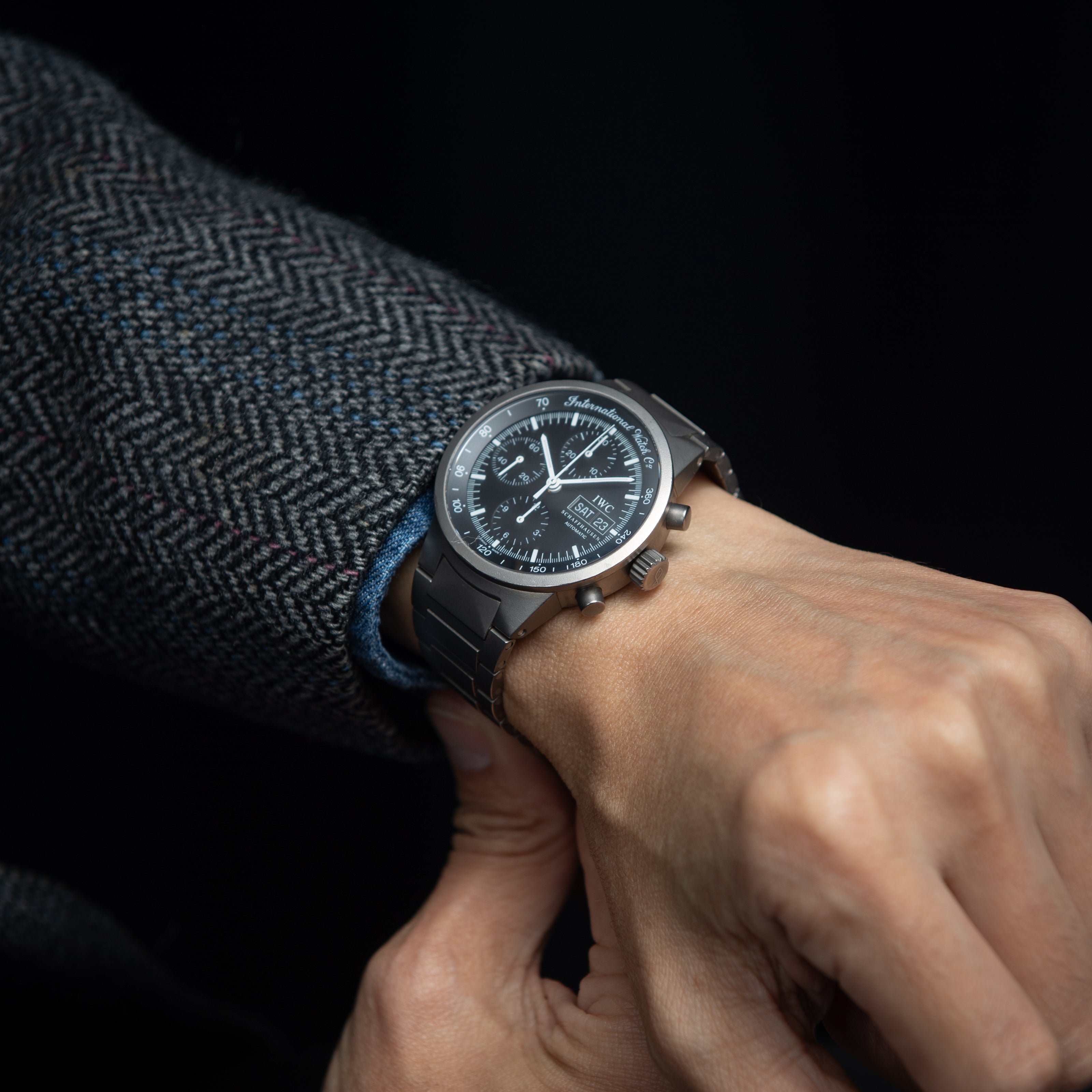 IWC GSTクロノグラフ 2000年製 Ref.3707 チタン 自動巻き