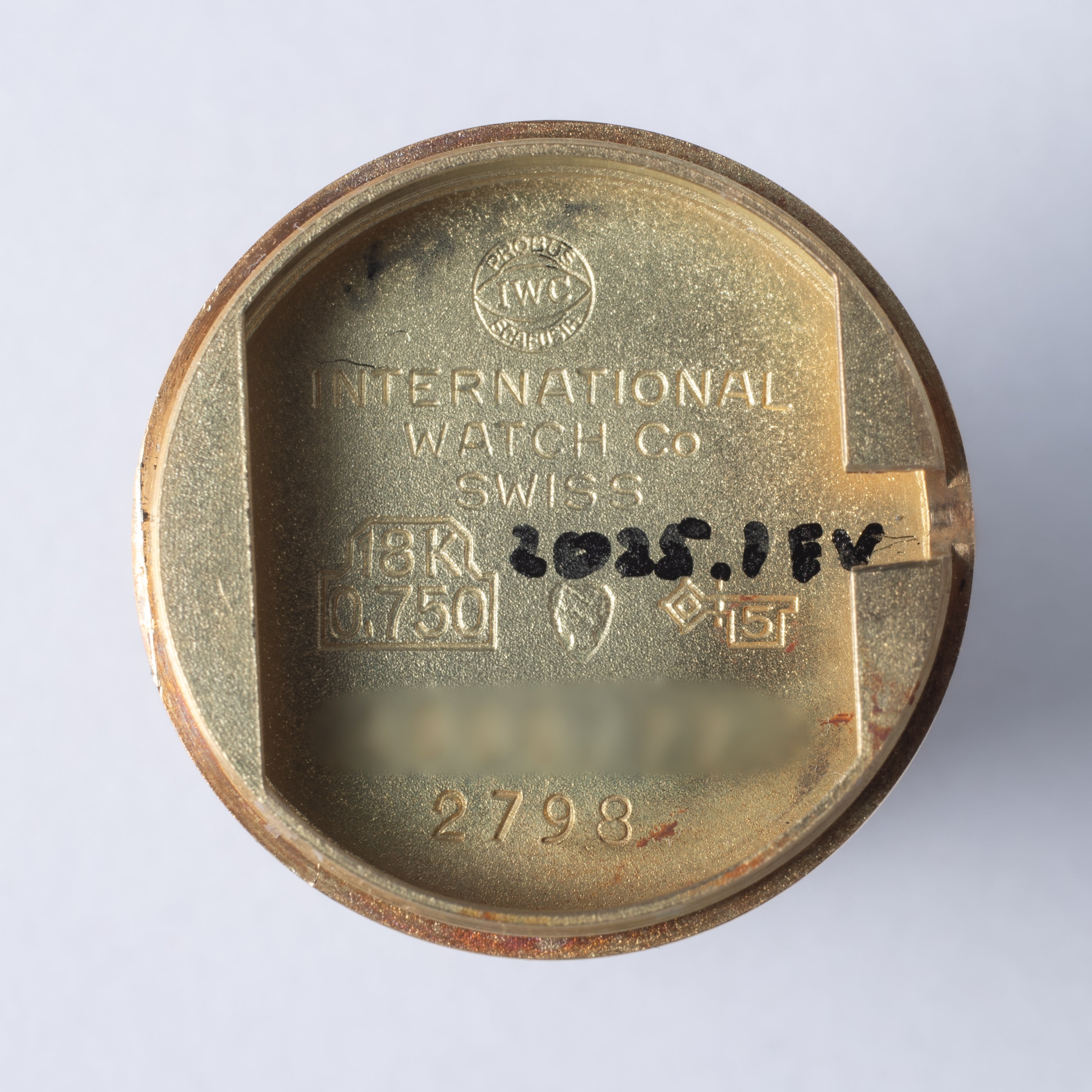 IWC レディース 18金無垢トノーケース 1967年製 手巻き Cal.41  純正尾錠付き