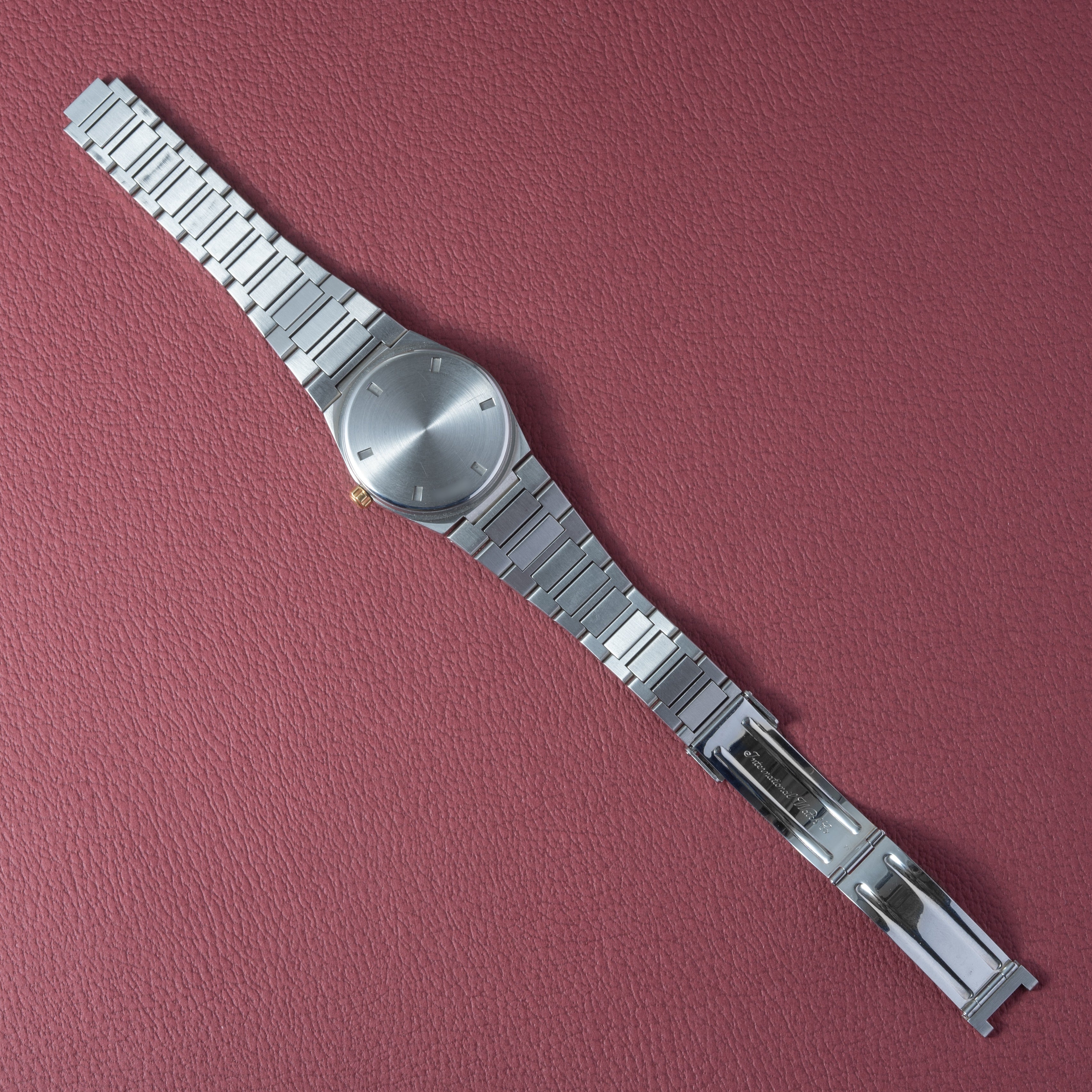 IWC インヂュニア 1993年製 Ref.3521 コンビ ジェンタデザイン 耐磁時計 自動巻きクロノメーター