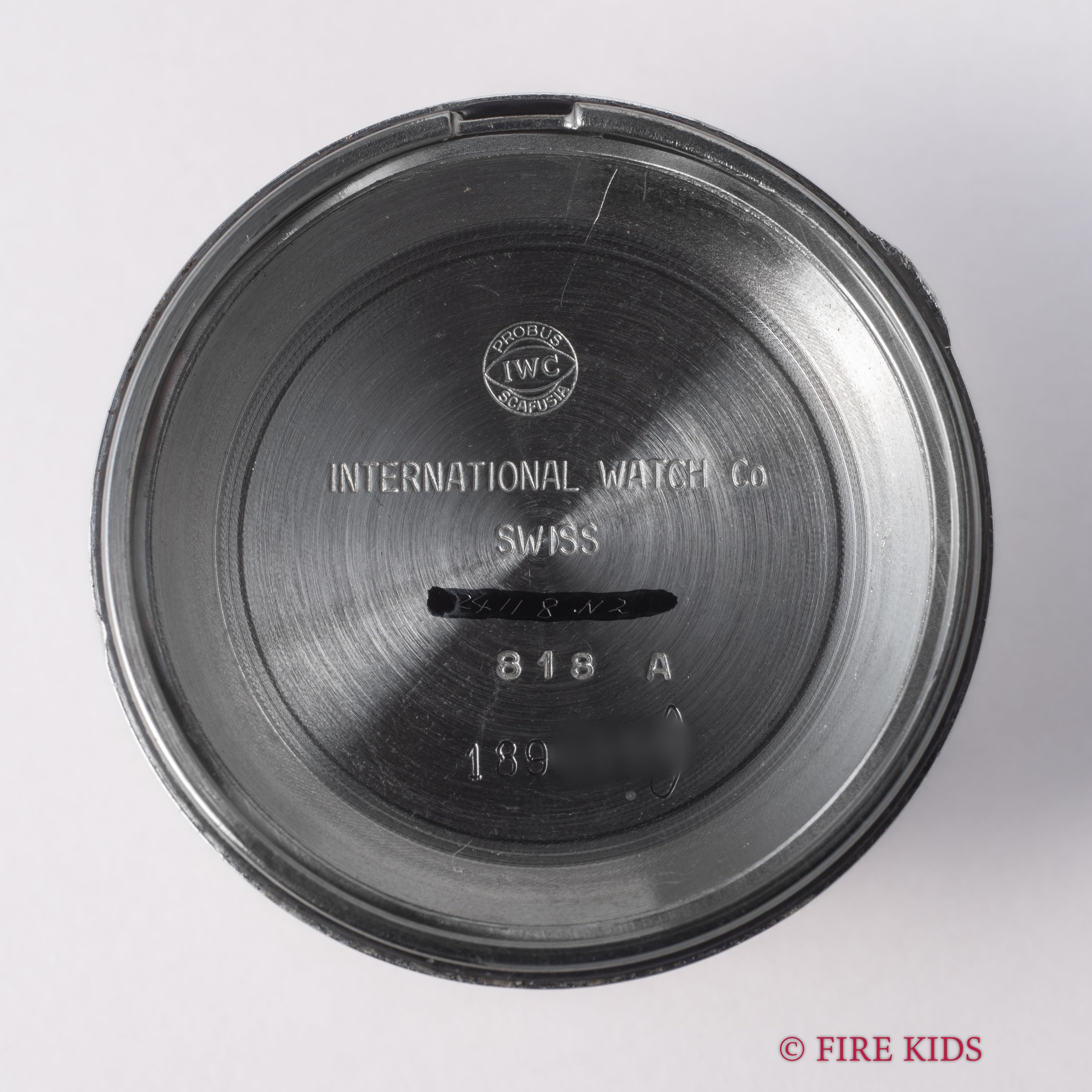 IWC 1964年製 ラウンドケース ペラトン式自動巻き Cal.854 飛びローマンダイヤル Ref.818A