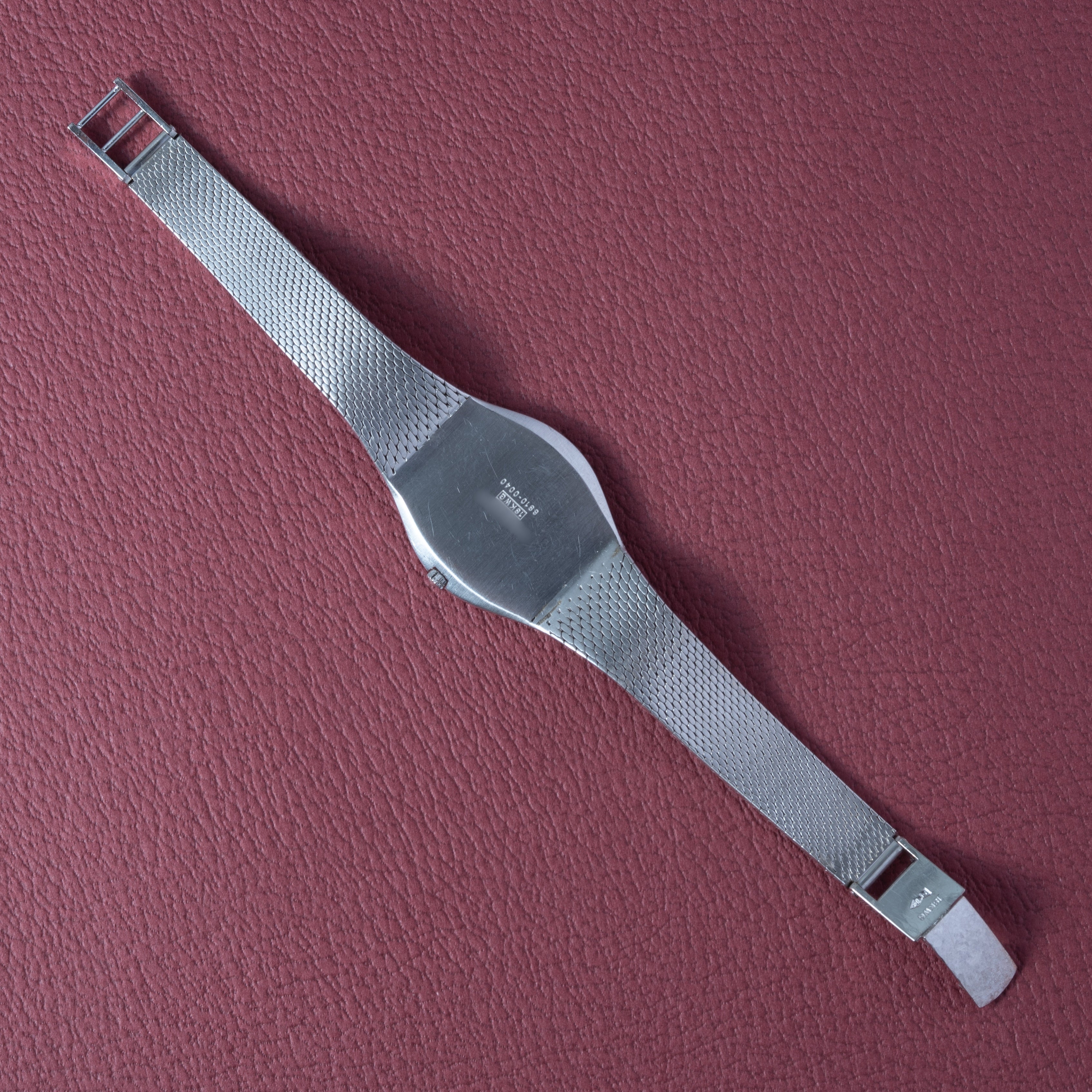 SEIKO 1974年製 18金無垢ホワイトゴールドレディースウオッチ 手巻き