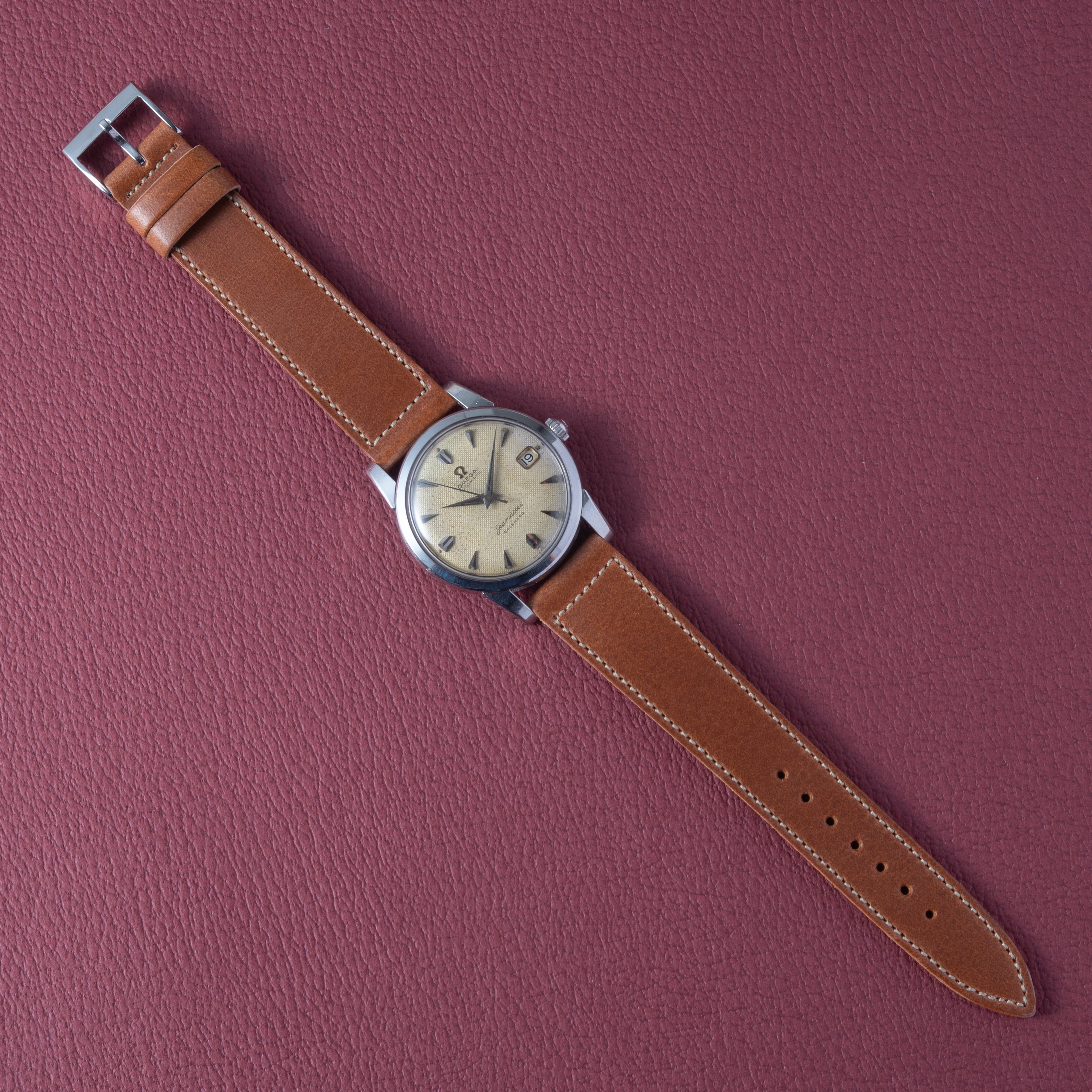 オメガ シーマスターカレンダー 1958年製 オリジナルギョウシェダイヤル