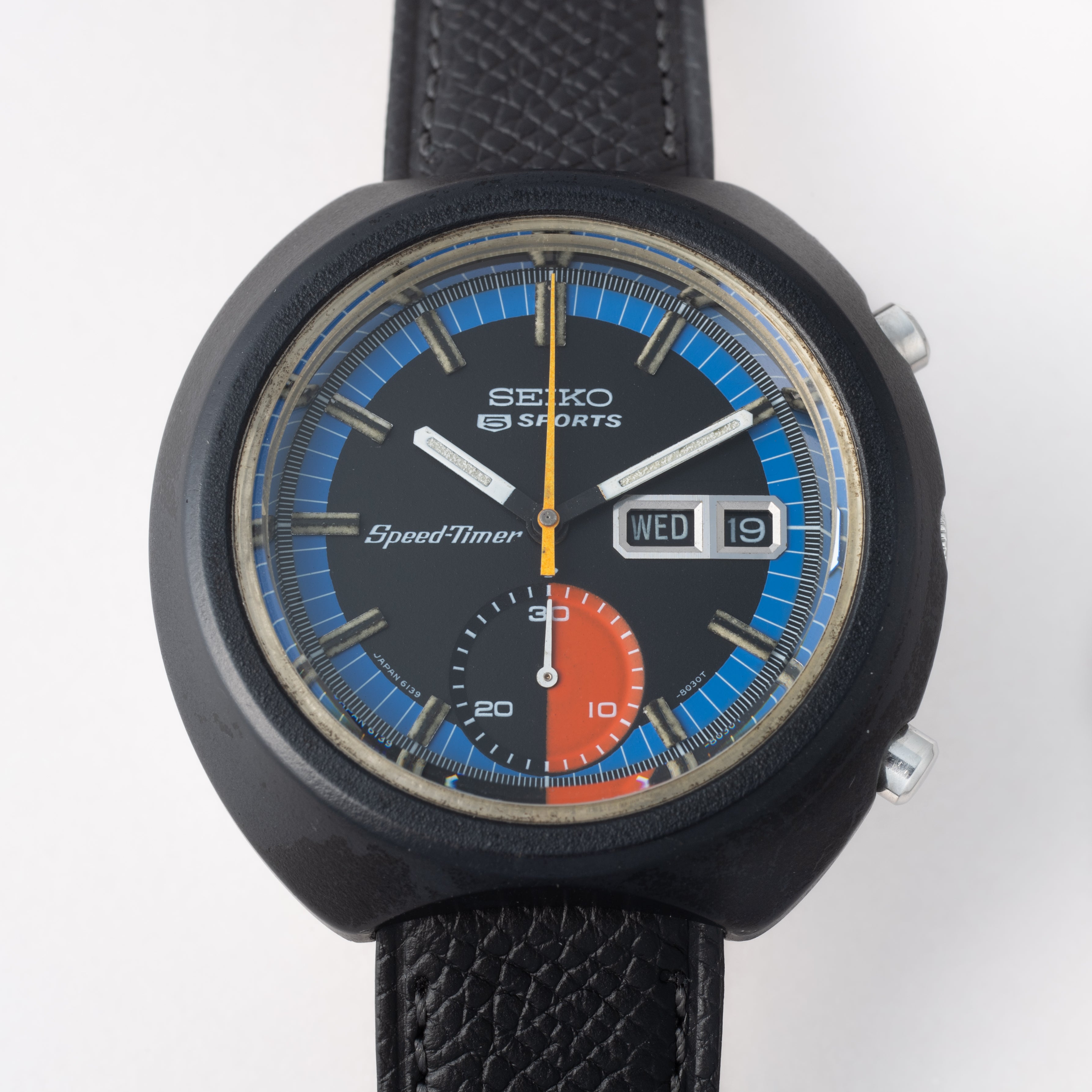 セイコー 5スポーツ スピードタイマー 1972年製 NSBケース 自動巻クロノグラフ Ref.6139-8010