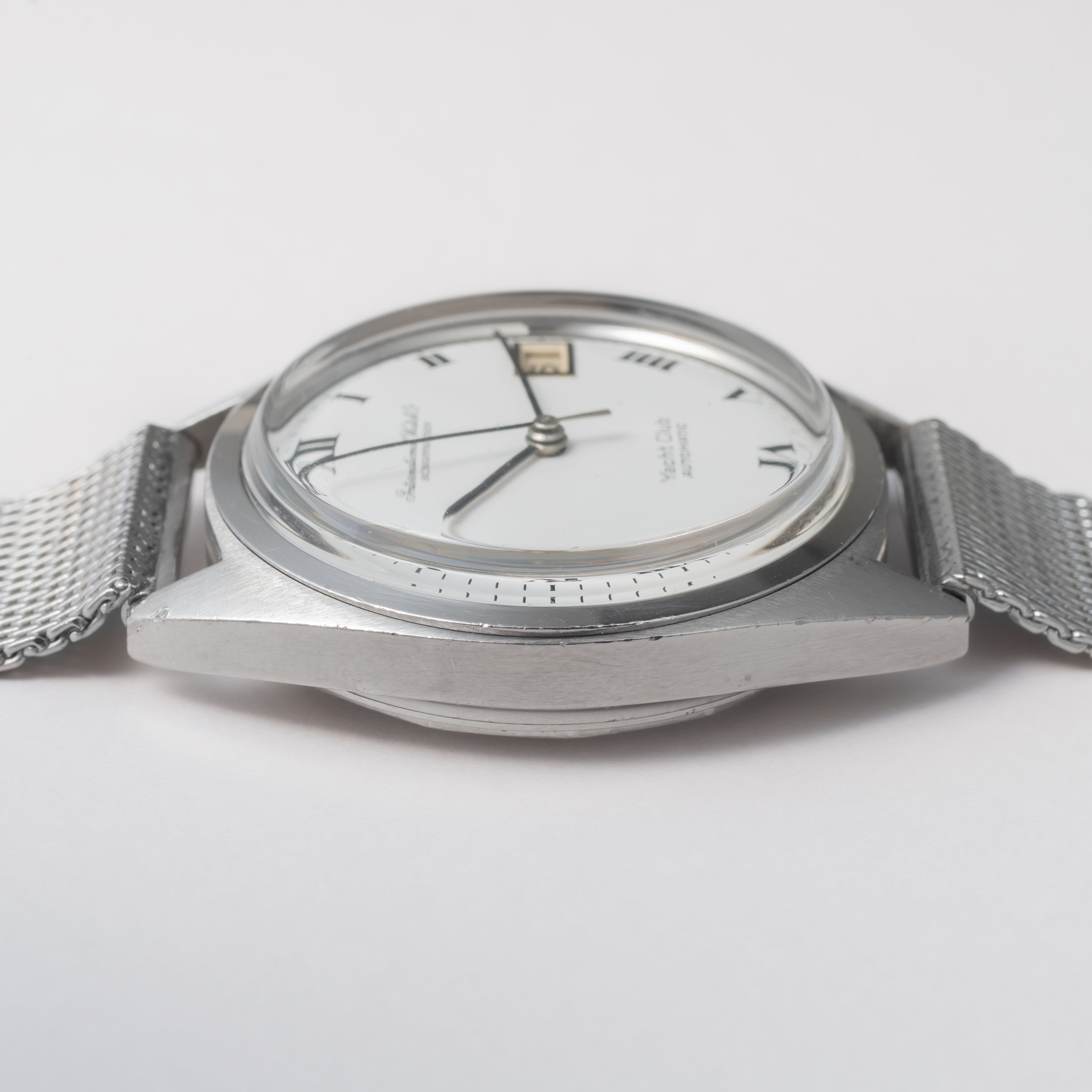 IWC ヨットクラブ 1971年製 純正メッシュブレス ホワイトローマン