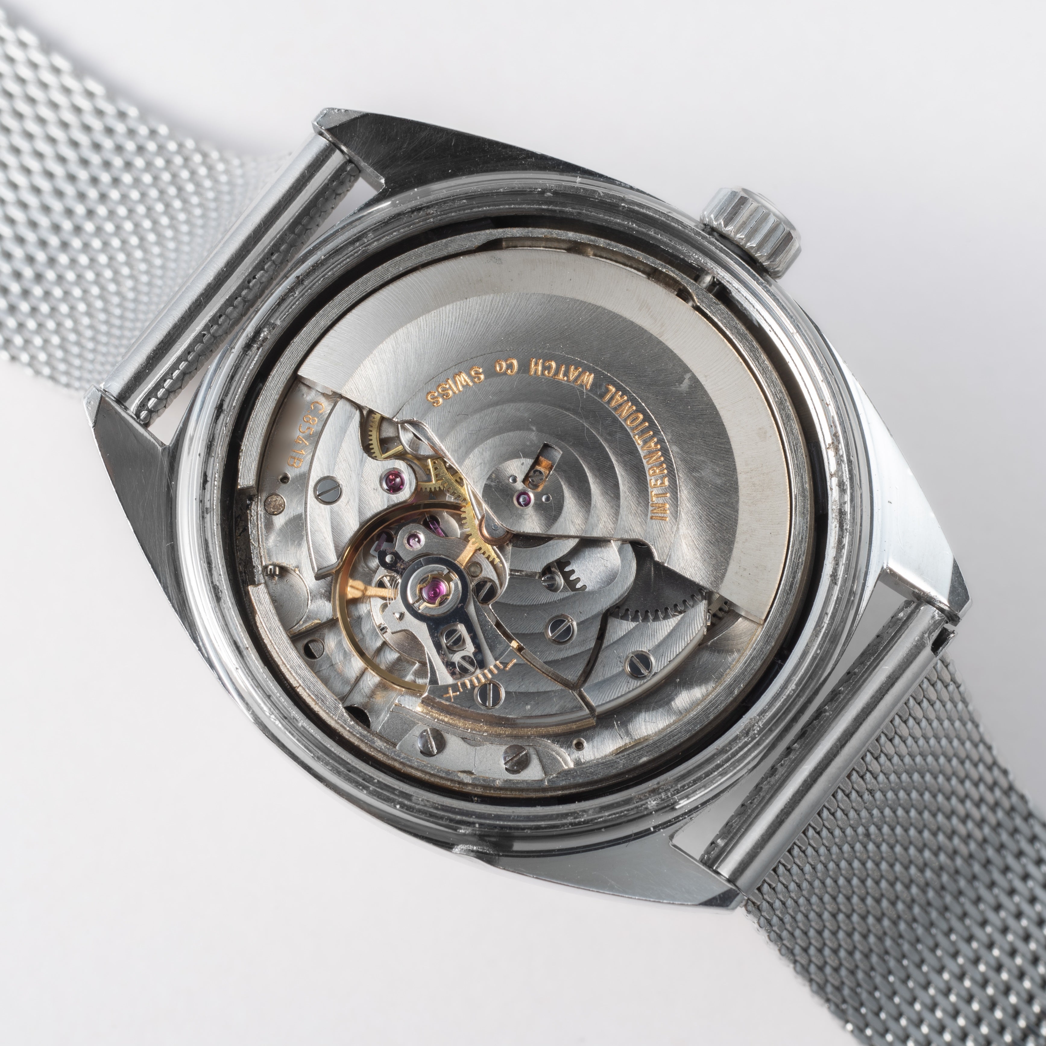 IWC ヨットクラブ 1971年製 純正メッシュブレス ホワイトローマン