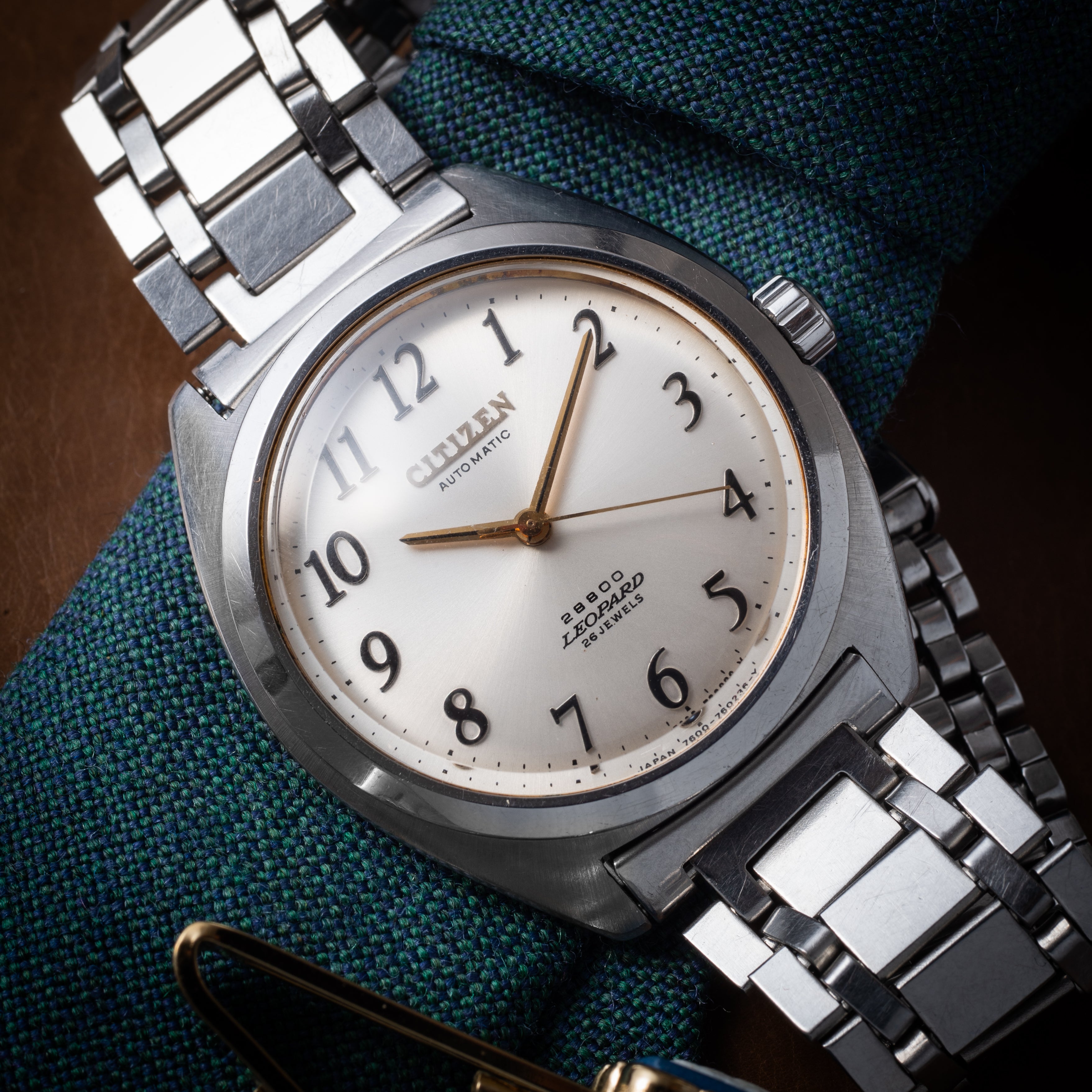 シチズン レオパール アラビア 1974年製 Ref.4-7600-1B-Y ハイビート自動巻き