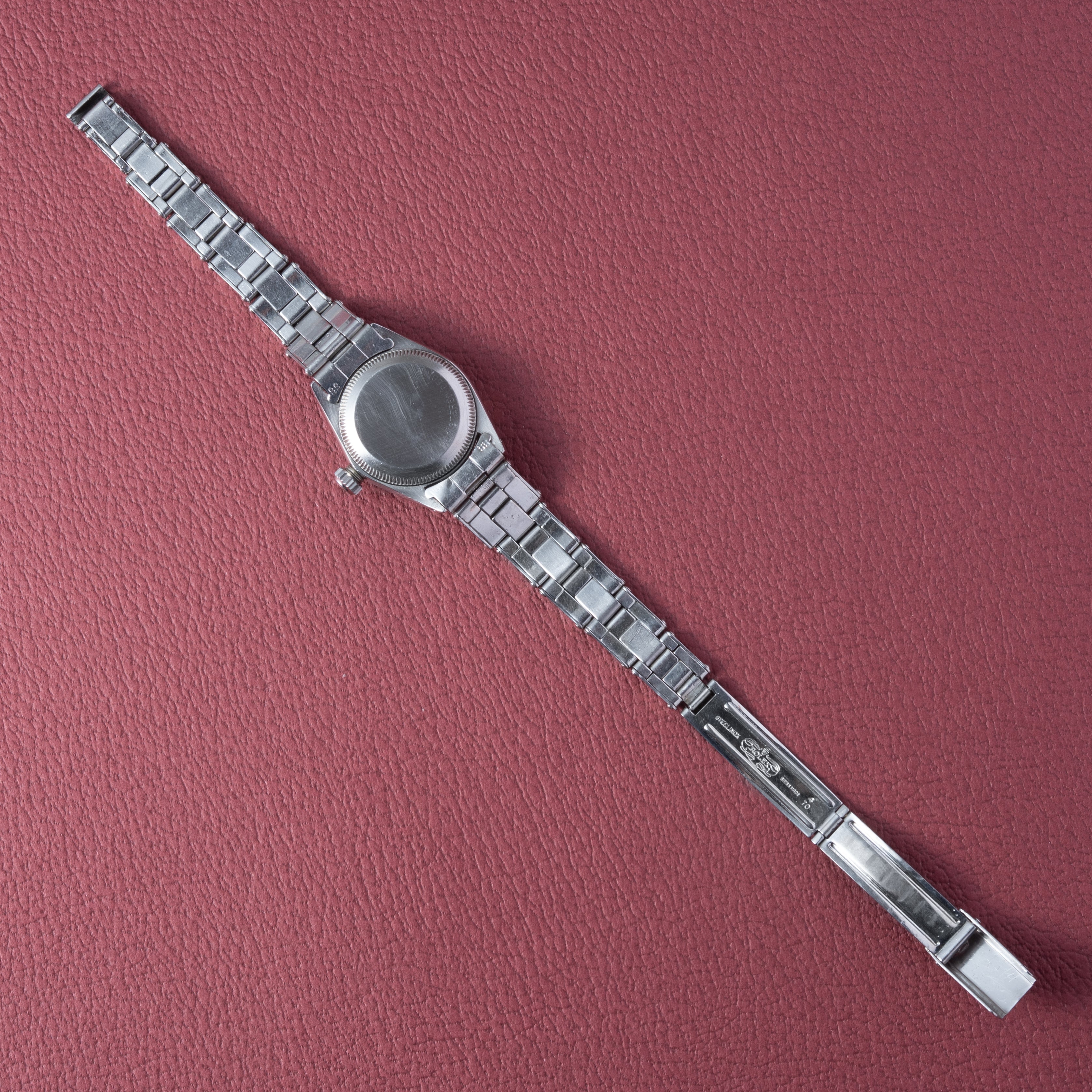 ロレックス レディース 1967年製 Ref.6516 オイスターパーペチュアルデイト ブラックダイヤル