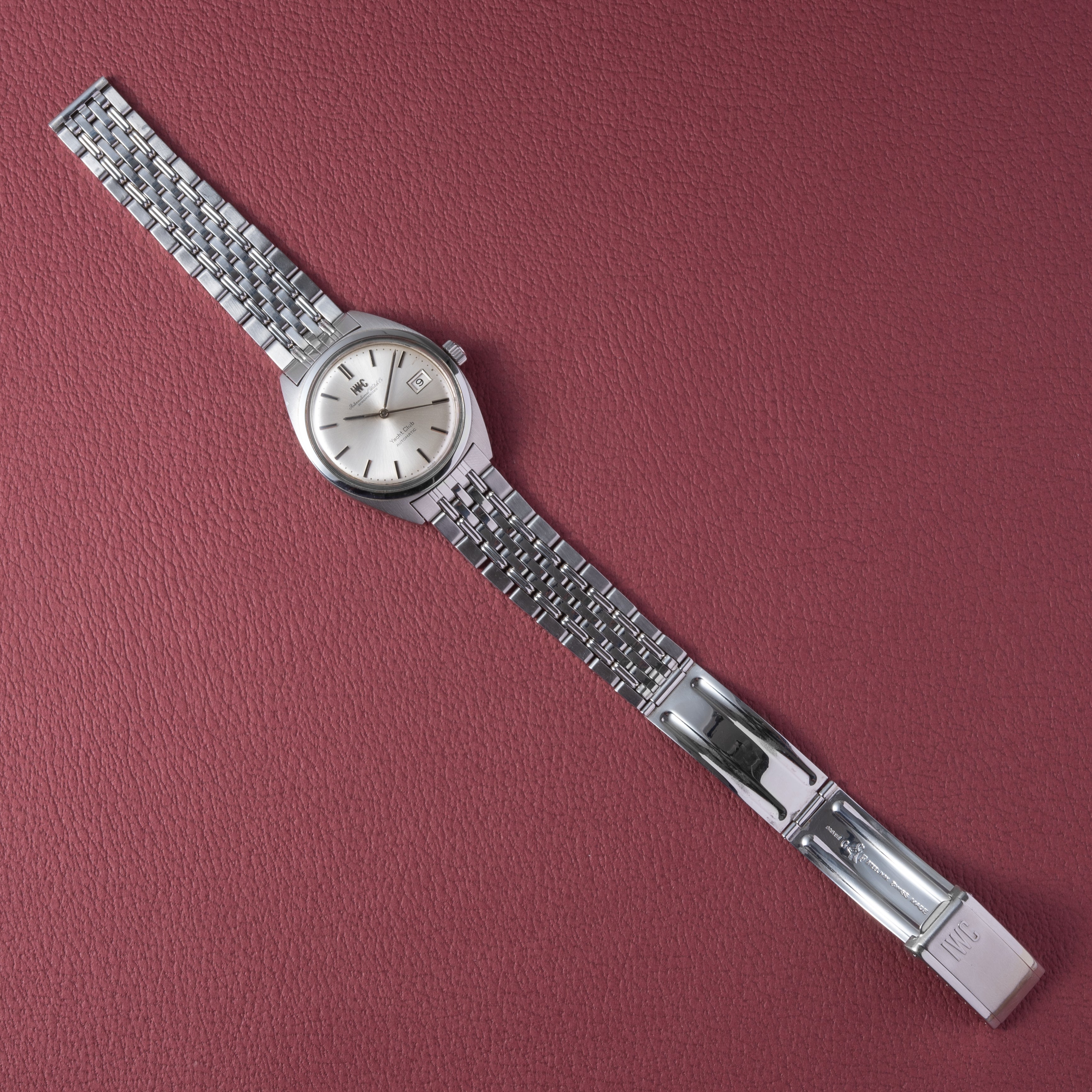 IWC ヨットクラブ 1972年製 ペラトン式自動巻き Cal.8541B 純正ゲイフレアーブレス