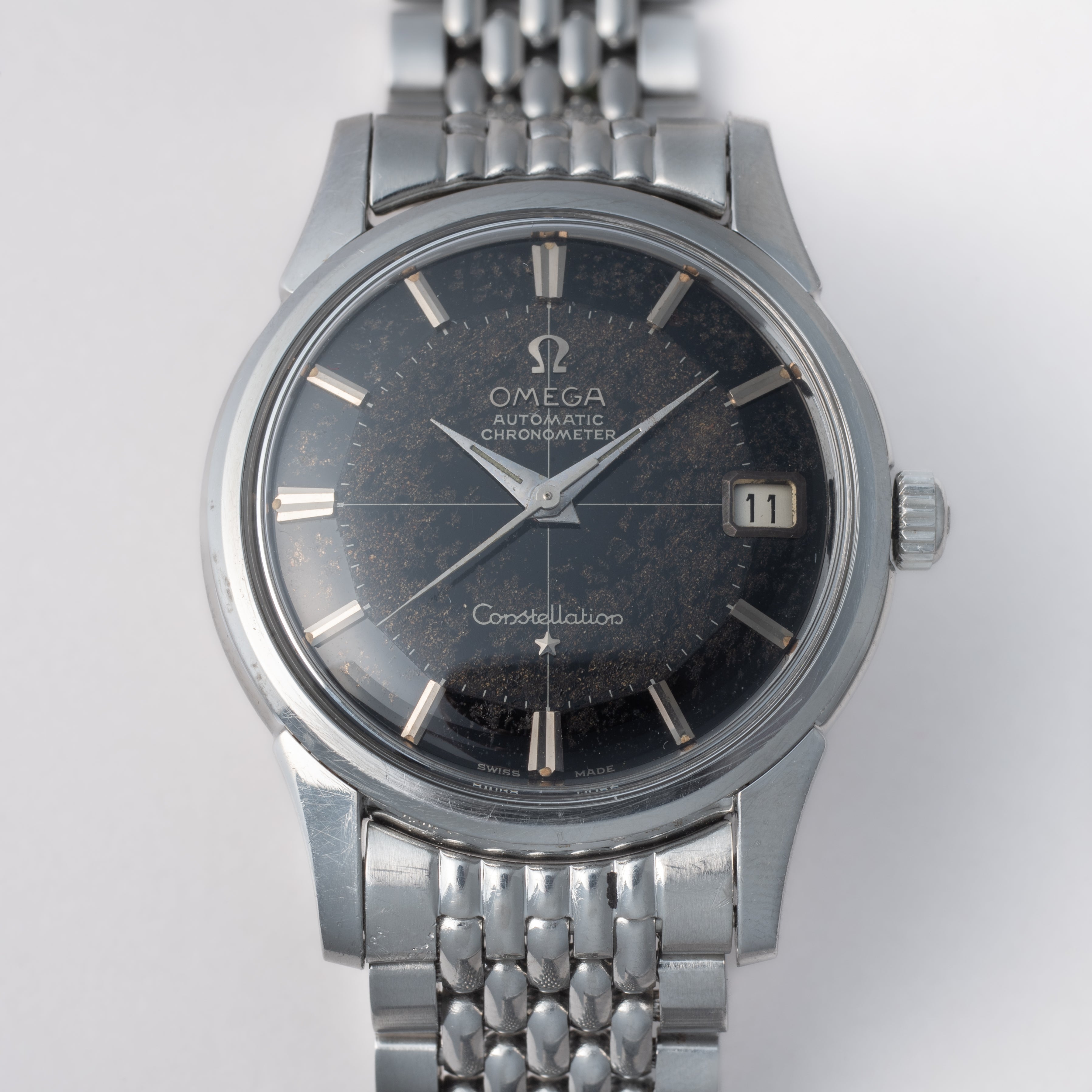 オメガ コンステレーション 12角 1961年製 Ref.14393 9 SC ブラックミラーダイヤル