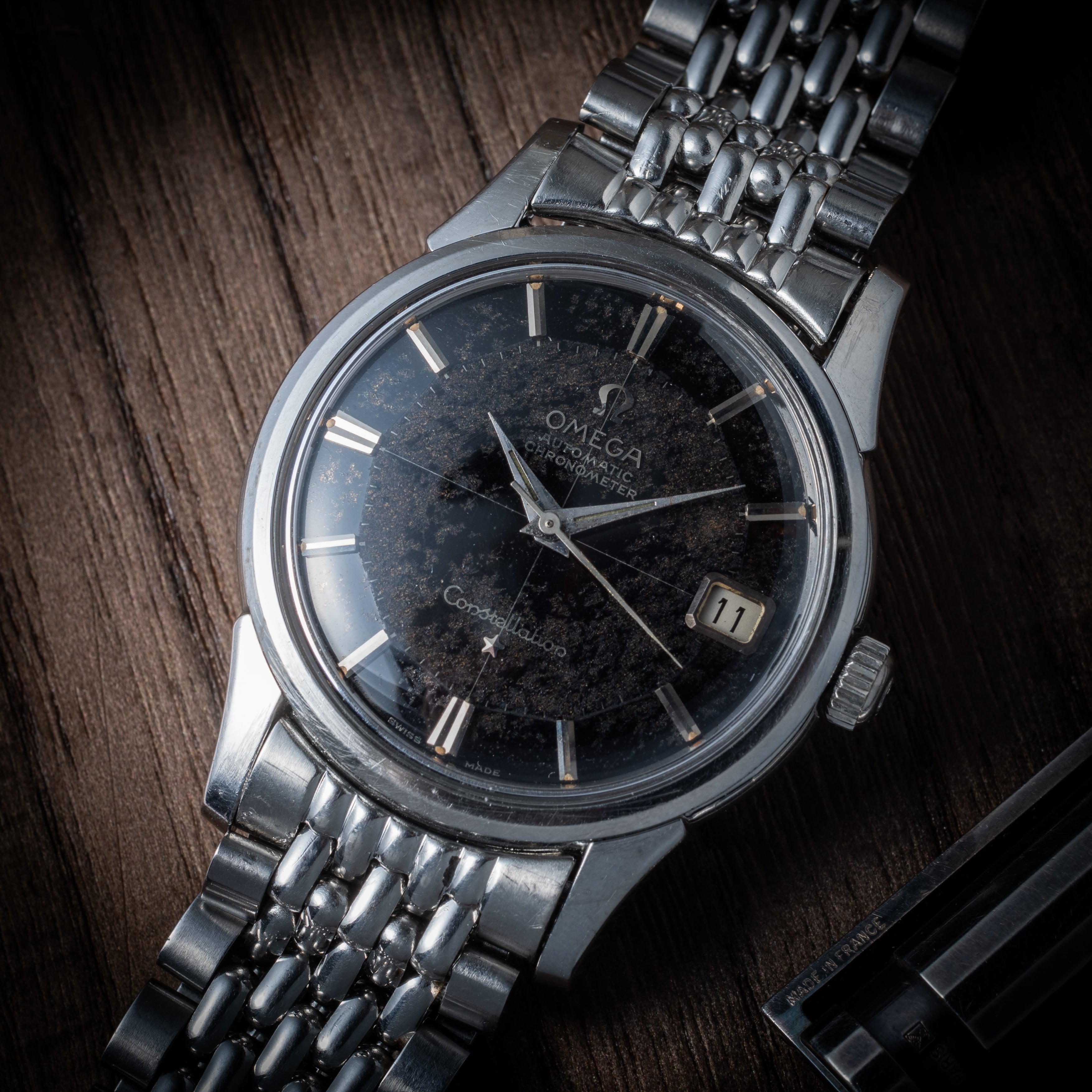 オメガ コンステレーション 12角 1961年製 Ref.14393 9 SC ブラックミラーダイヤル