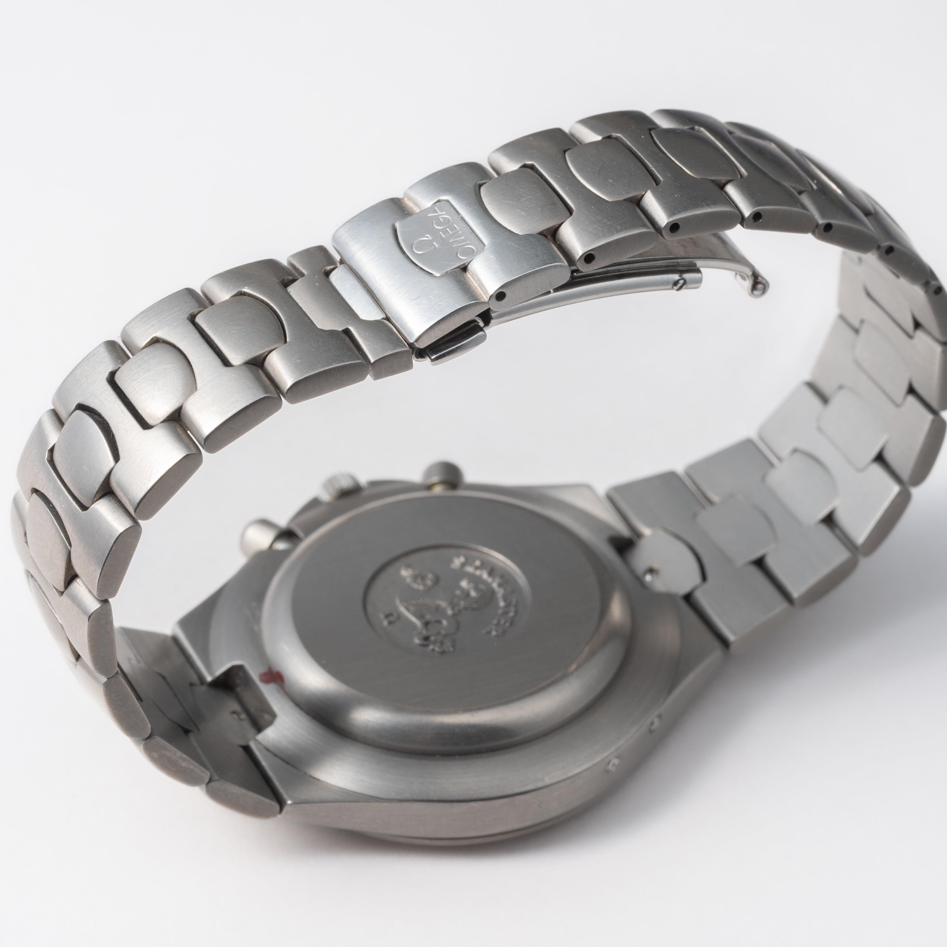 オメガ 1988年製 スピードマスター ムーンフェイズ 400本限定 チタンケース Cal.866 手巻き