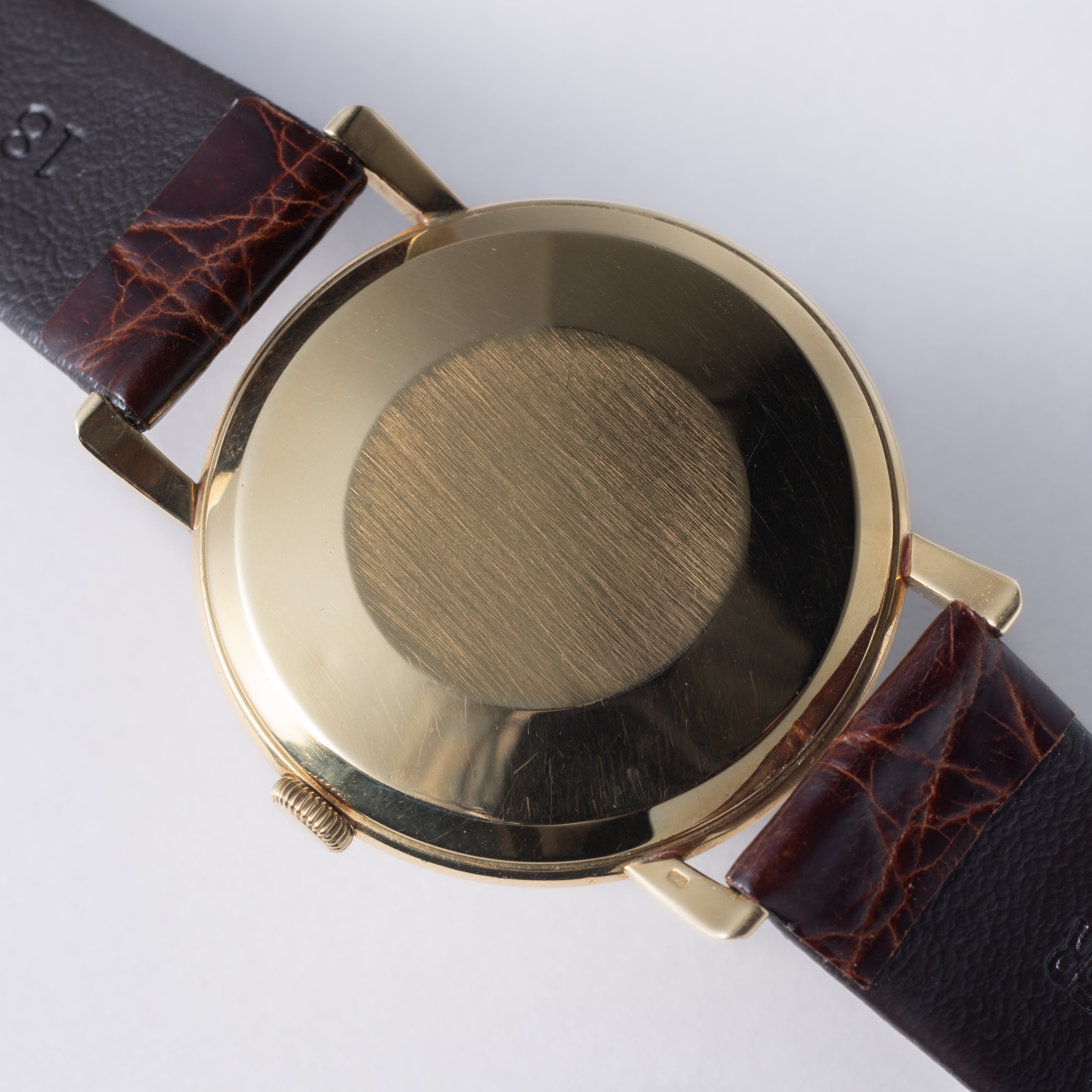 IWC ラウンドケース 18金無垢 手巻き 1955年製  Cal.89