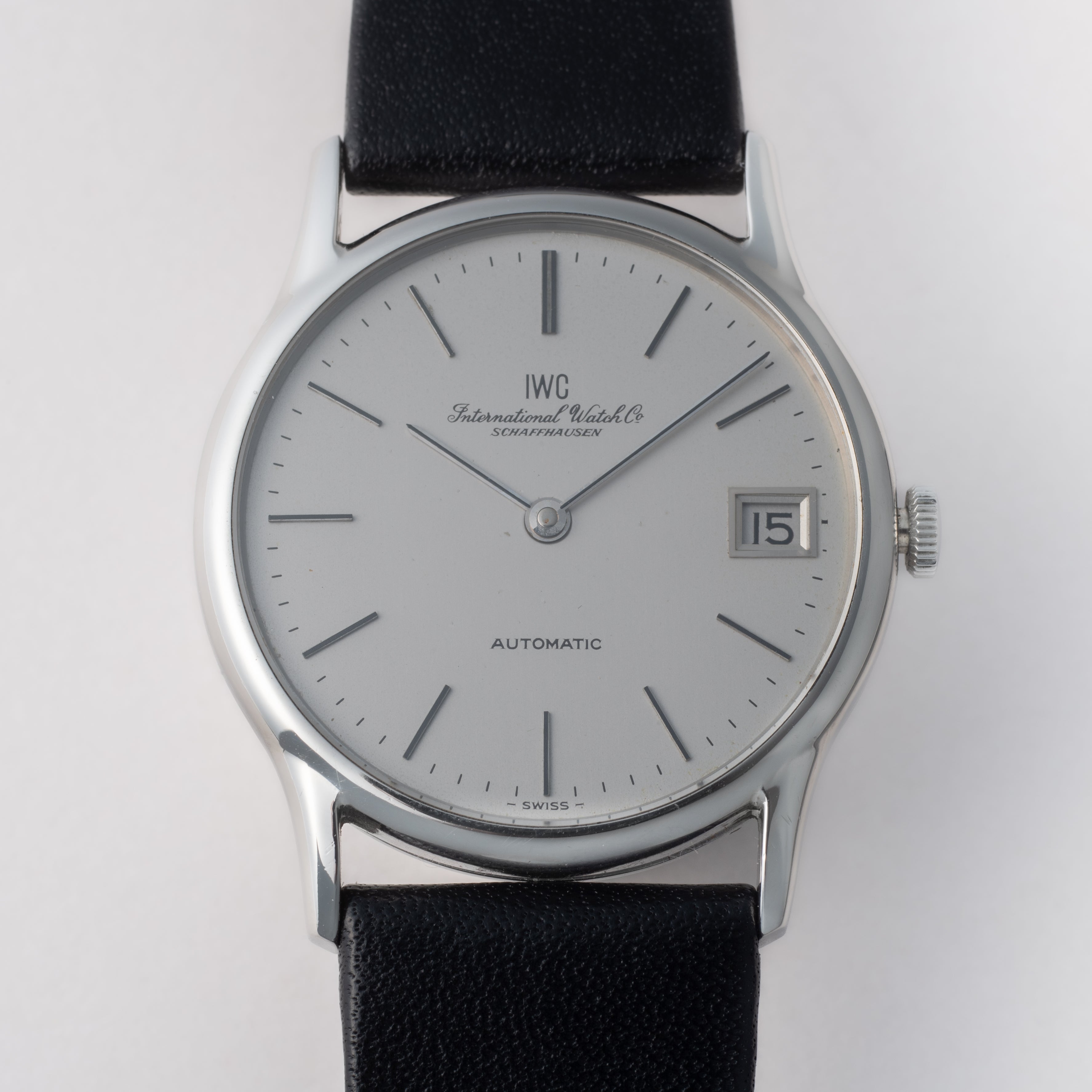 IWC	 ラウンドケース デイト 1979年製 ジャガールクルトムーブ 自動巻き Cal.3252