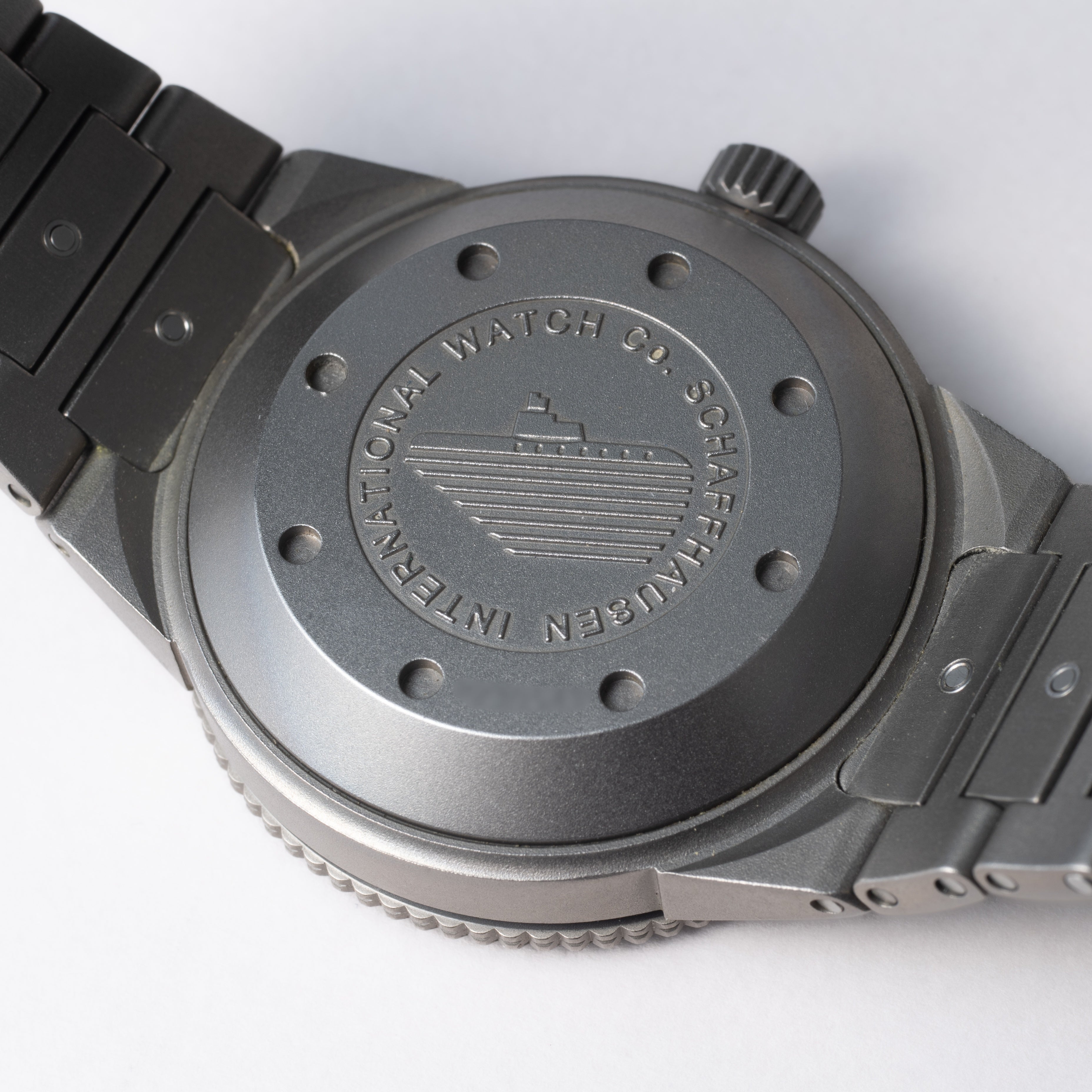 IWC 1999年製 アクアタイマー 2000m防水 チタン 純正ブレス お魚リューズ