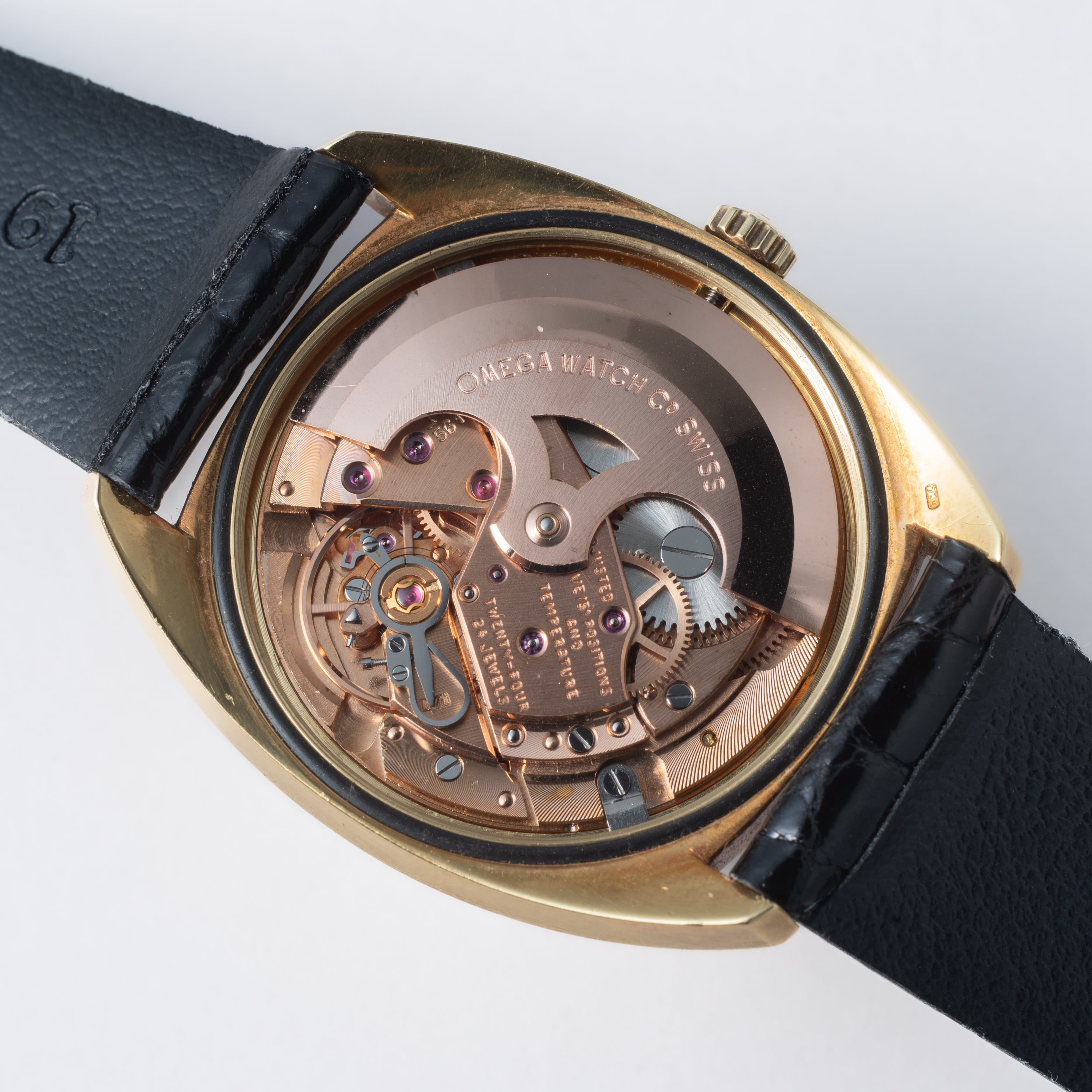 オメガ 18金無垢コンステレーション11Pダイヤ ジェンタデザイン初期型 1966年製  Cal. 561 自動巻き 尾錠付き