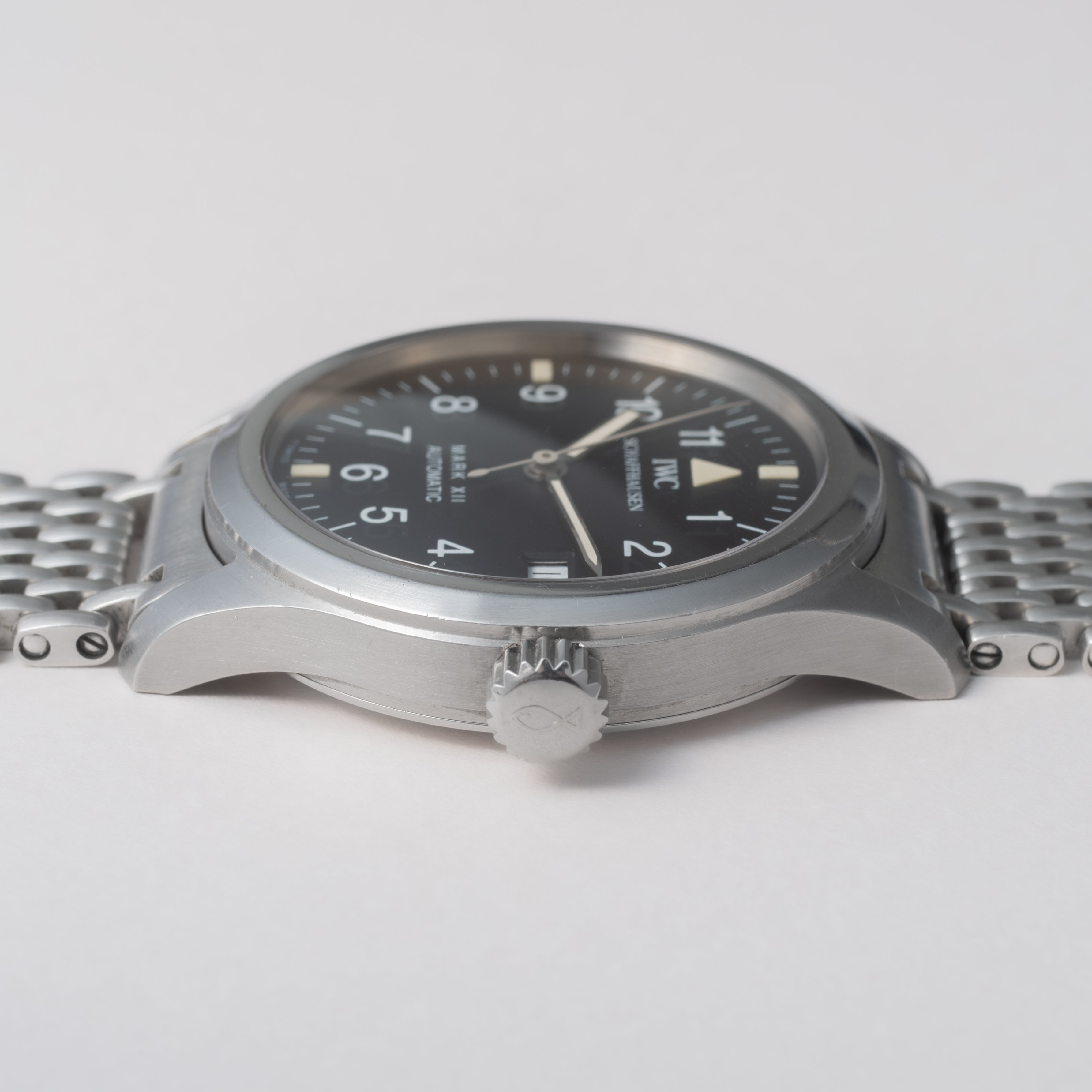 IWC マーク12 1996年製 Cal.884/2 Ref.3241 自動巻き 純正ブレス 箱、ギャランティカード付き