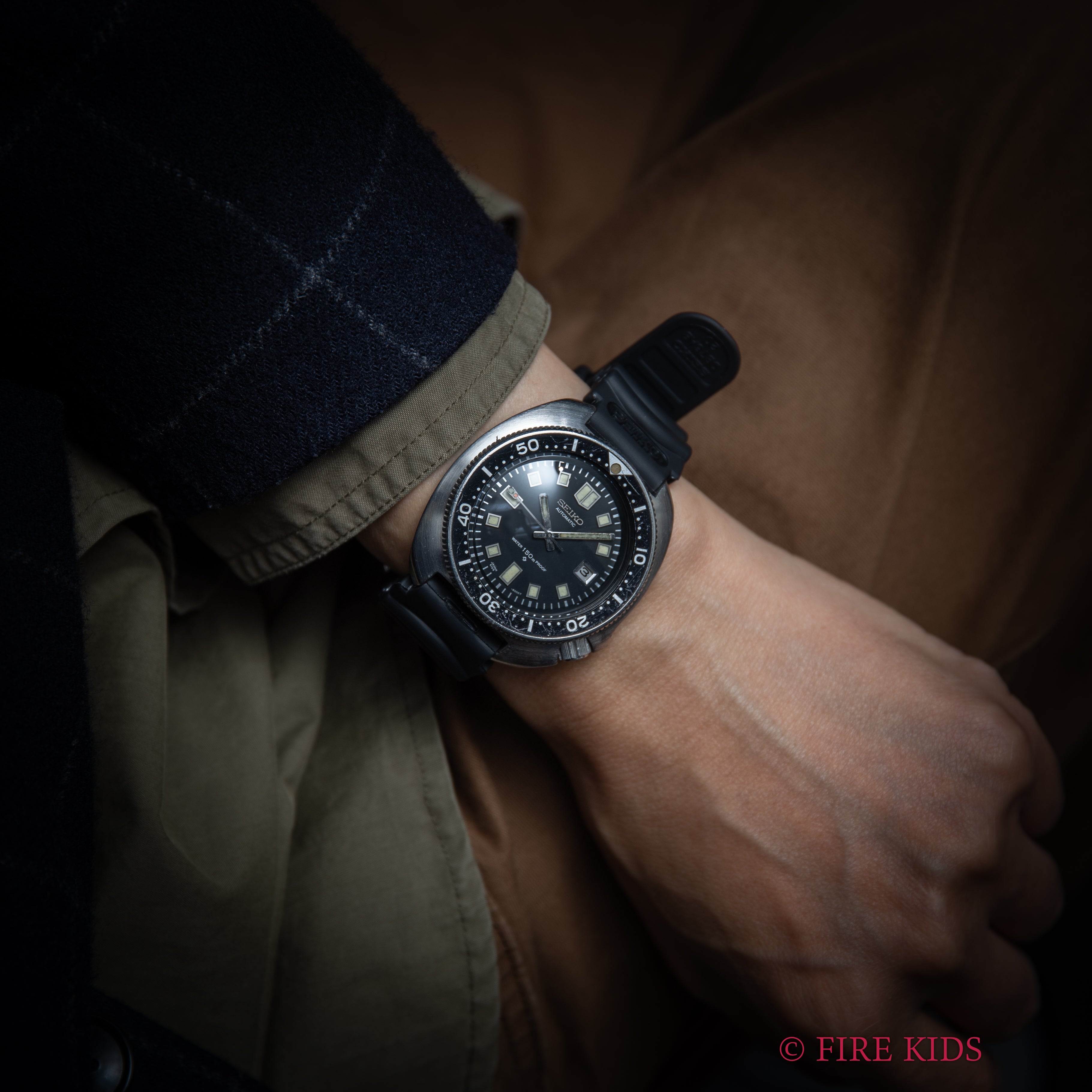 セイコー 150mダイバー 2nd後期最初期型 ウエムラダイバー 1970年製（昭和45年製） 自動巻き Ref.6105-8110