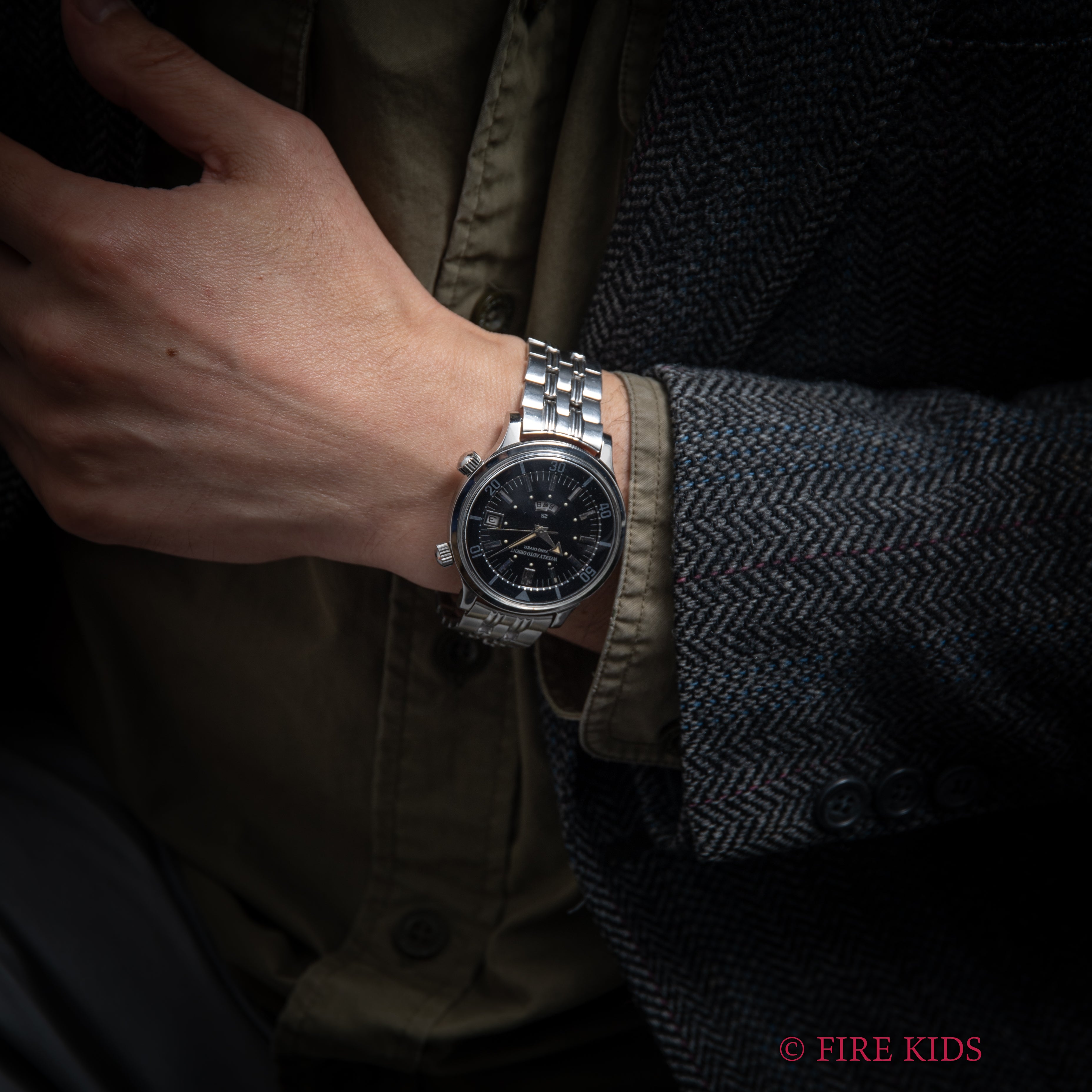 オリエント キングダイバー 1960年代 アローハンド 日本語曜日 Ref.T19410