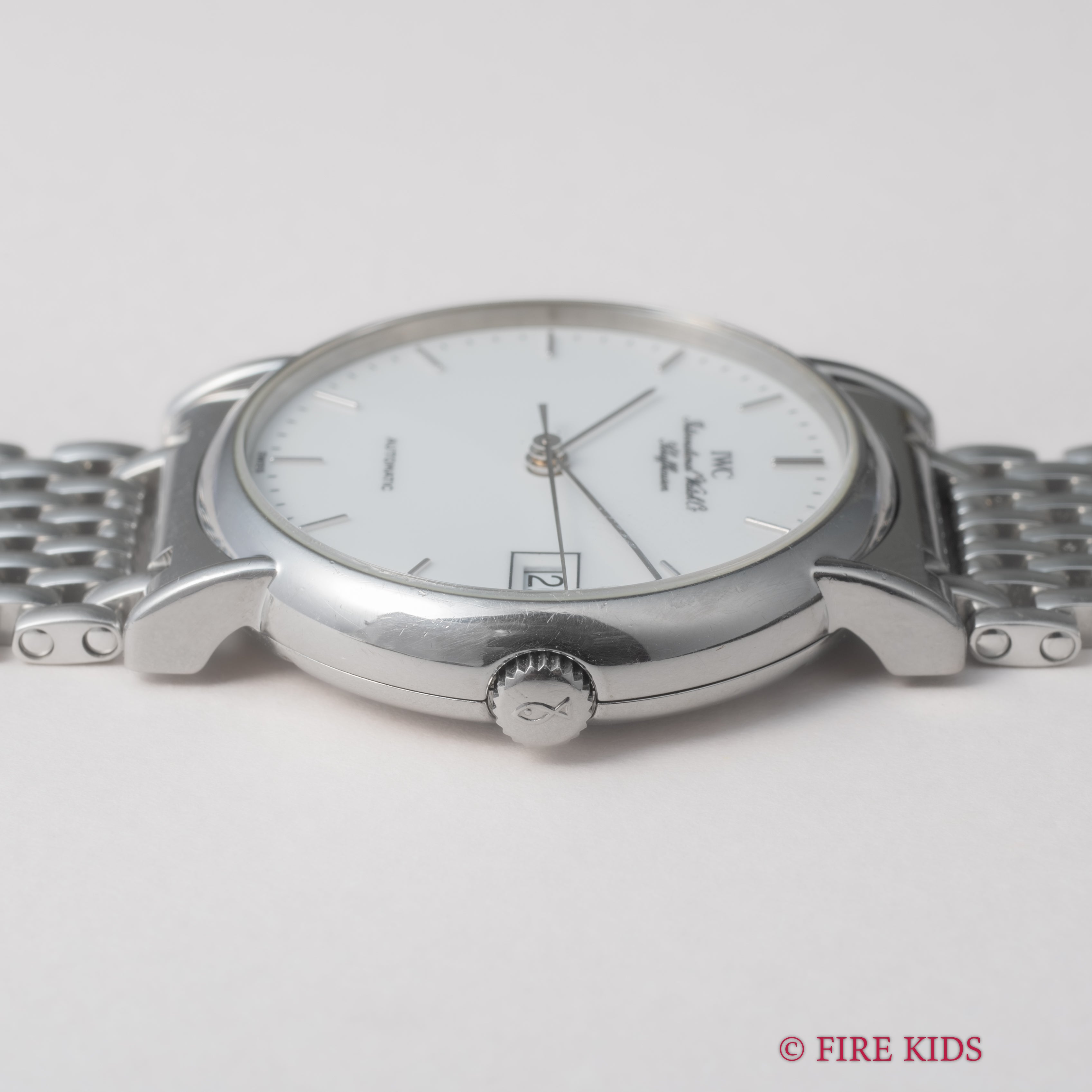 IWC ポートフィノ 2000年製（平成12年製）自動巻 ホワイトエナメルダイヤル 純正ブレス付き