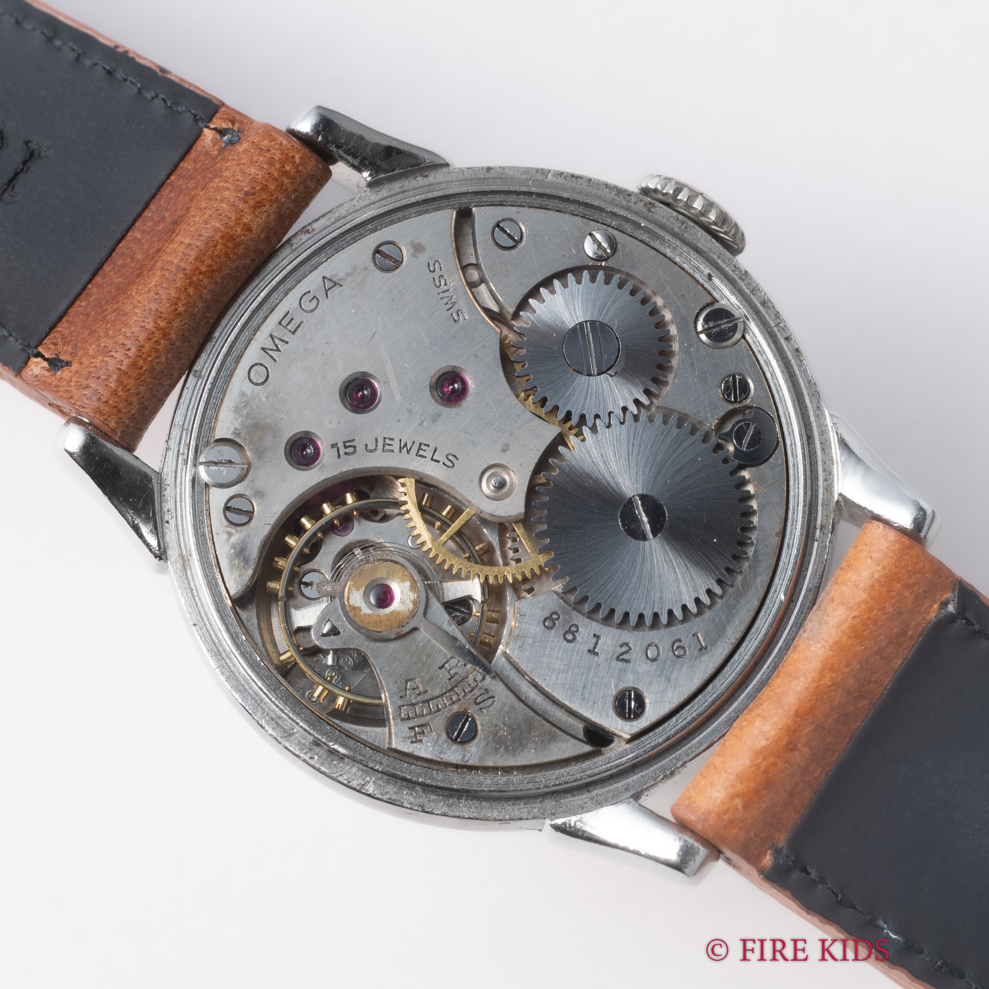 オメガ ブラックアラビアダイヤル スモセコ 1930年代製 手巻 Cal.26.5SOBT2