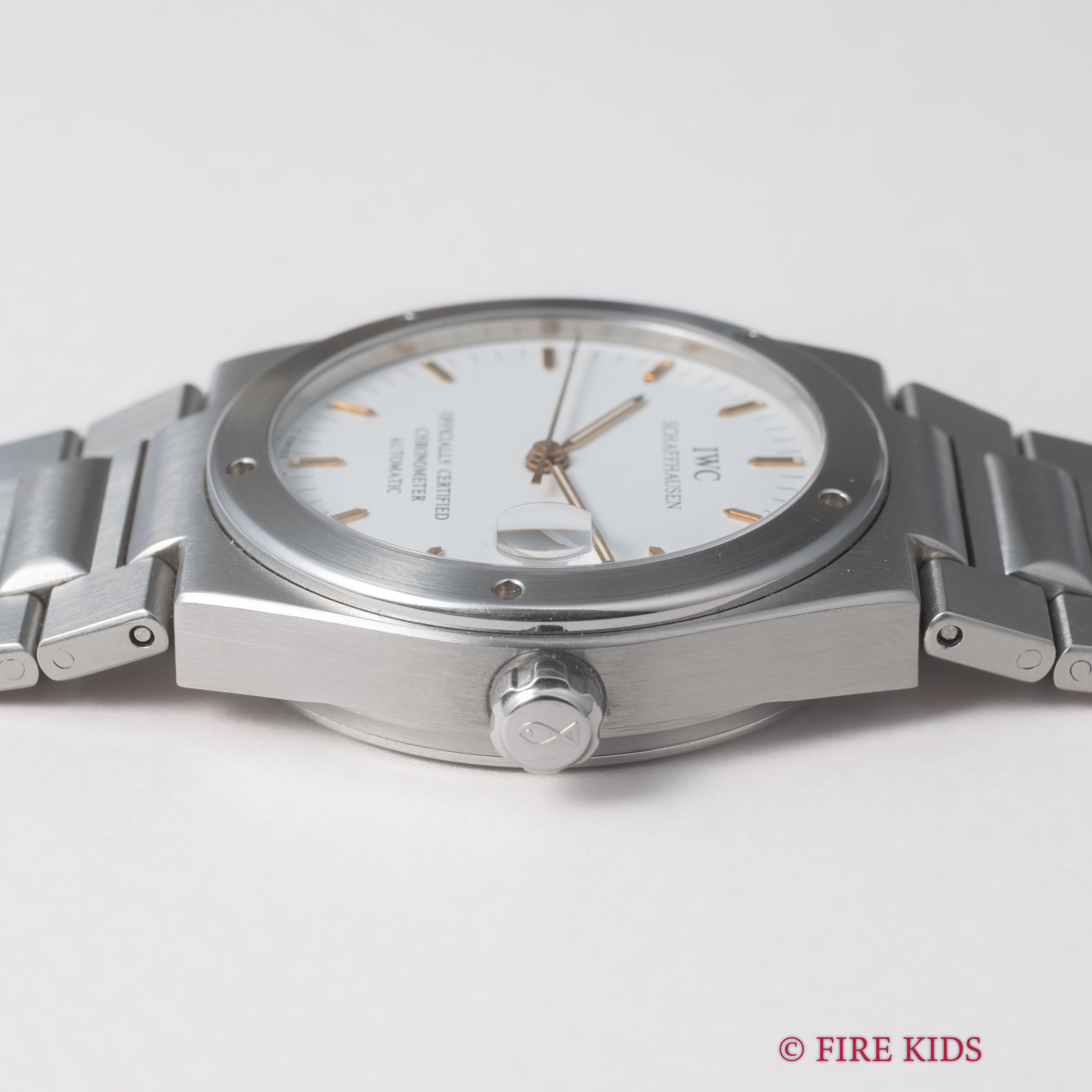 IWC インヂュニア 1993年製 Ref.3521 ジェンタデザイン 耐磁時計 自動巻クロノメーター トリチウム