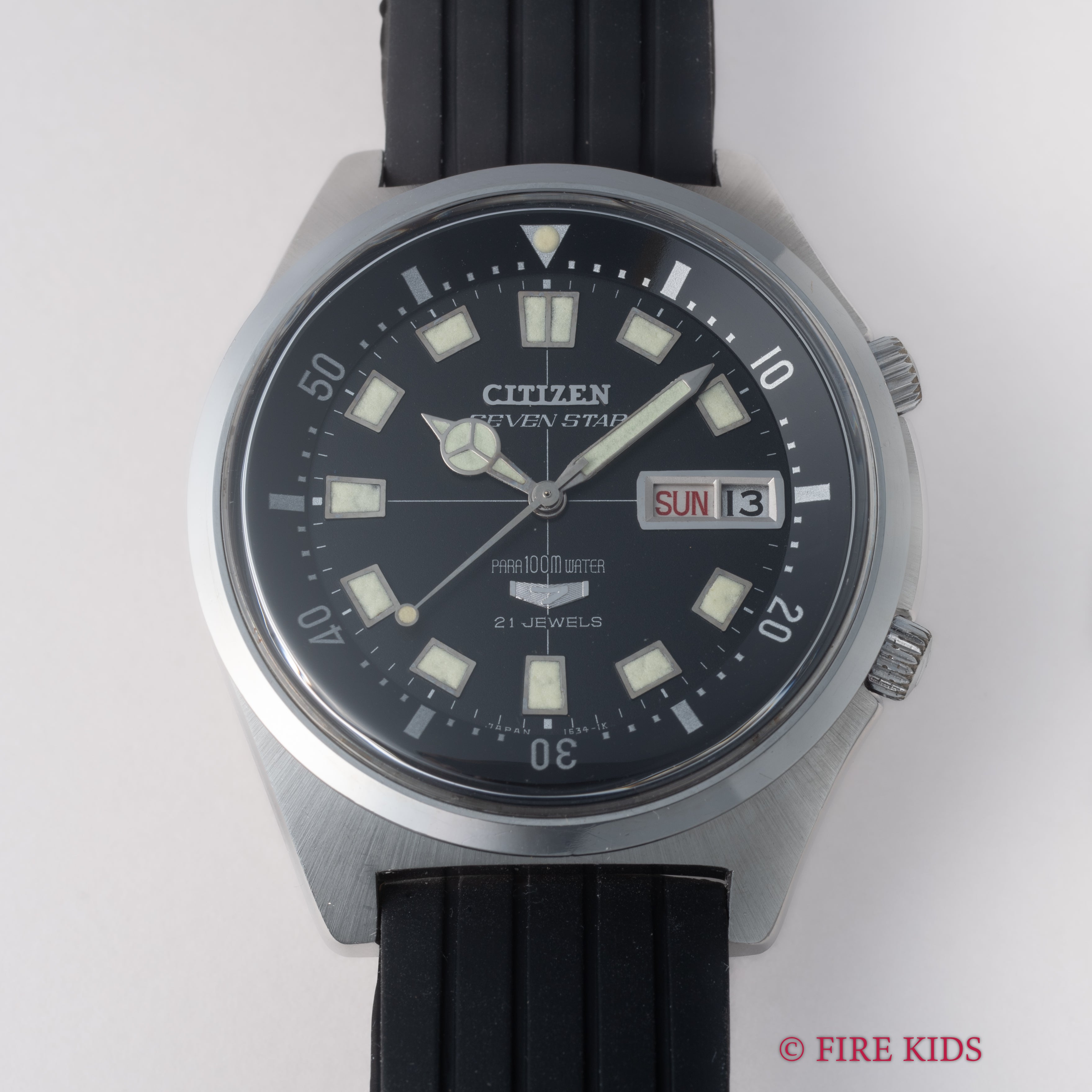 シチズン セブンスター 1968年製 自動巻き ダイバーズウオッチ デイデイト