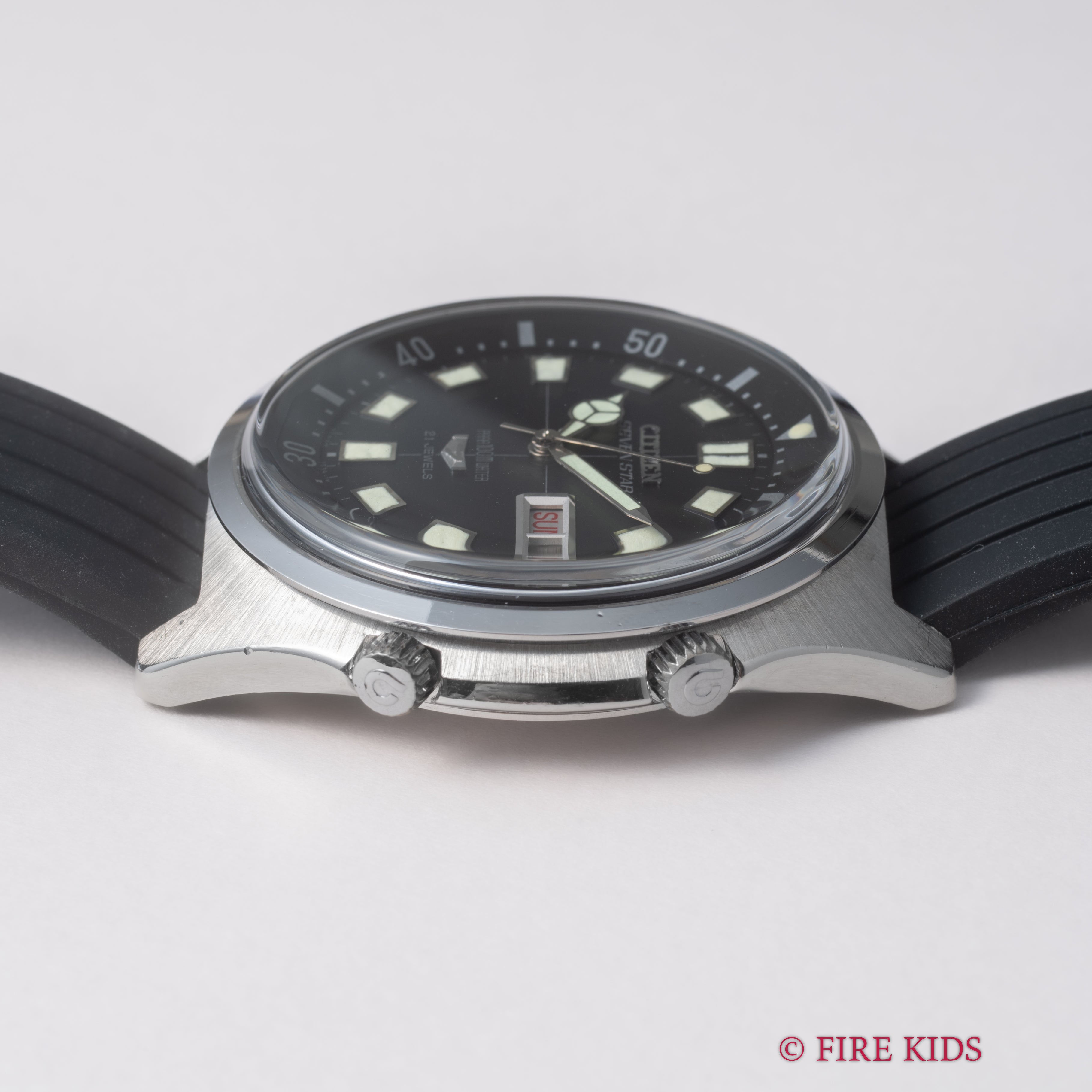 シチズン セブンスター 1968年製 自動巻き ダイバーズウオッチ デイデイト