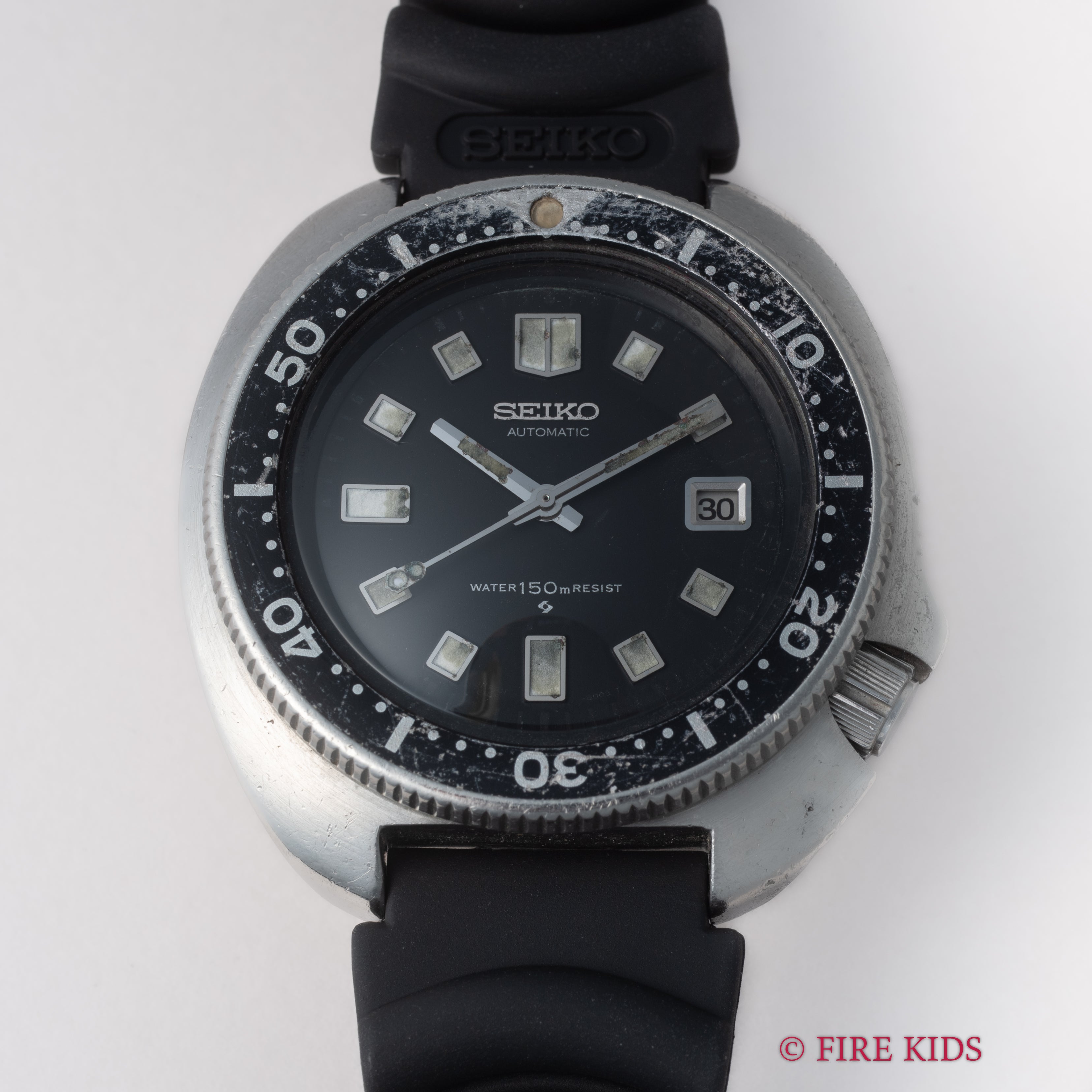 セイコー 150mダイバー 2nd後期最初期型 ウエムラダイバー 1970年製（昭和45年製） 自動巻き Ref.6105-8110