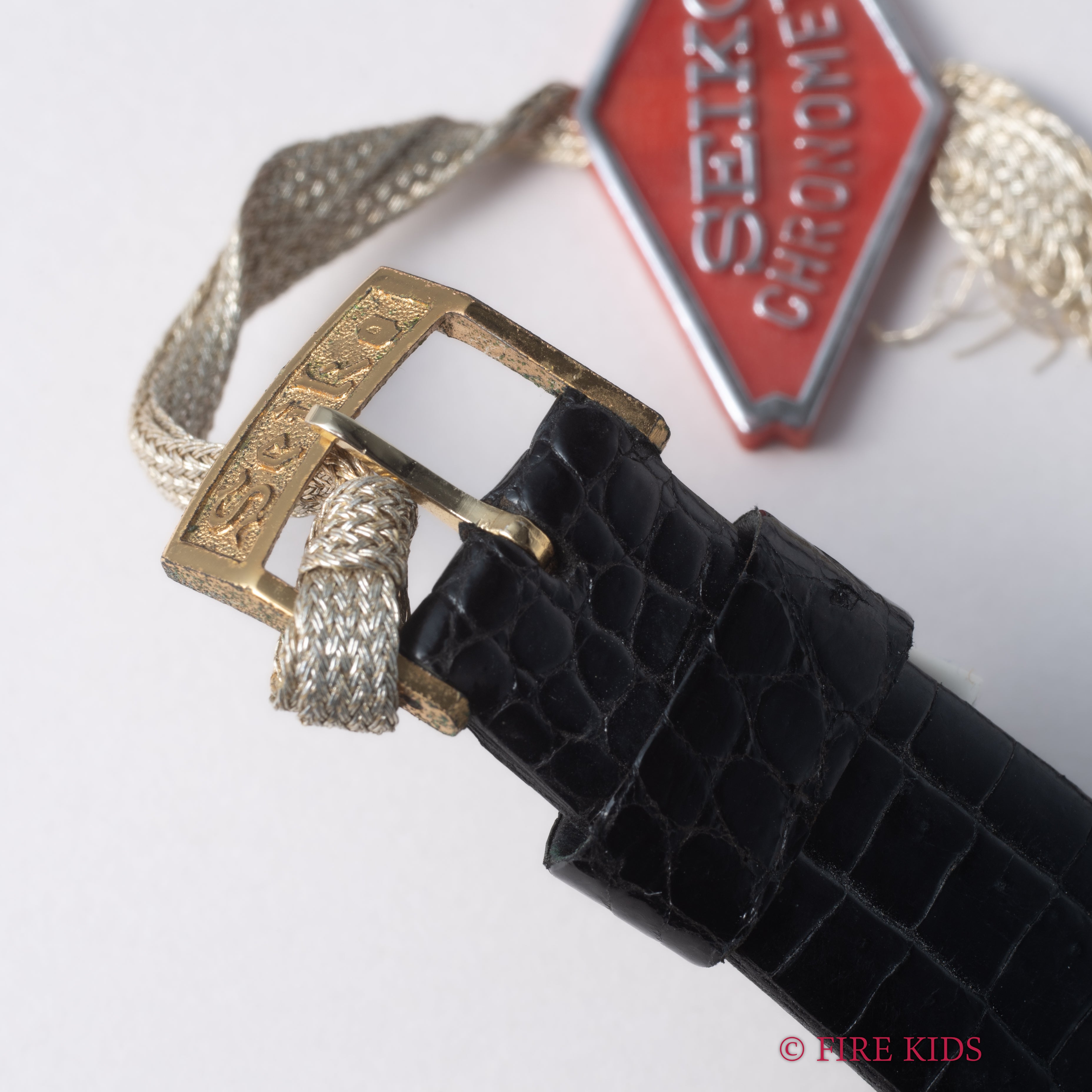 グランドセイコー ファーストモデル 未使用美品 尾錠 タグ付 1963年製 アップライト文字盤 Ref.J14070GS