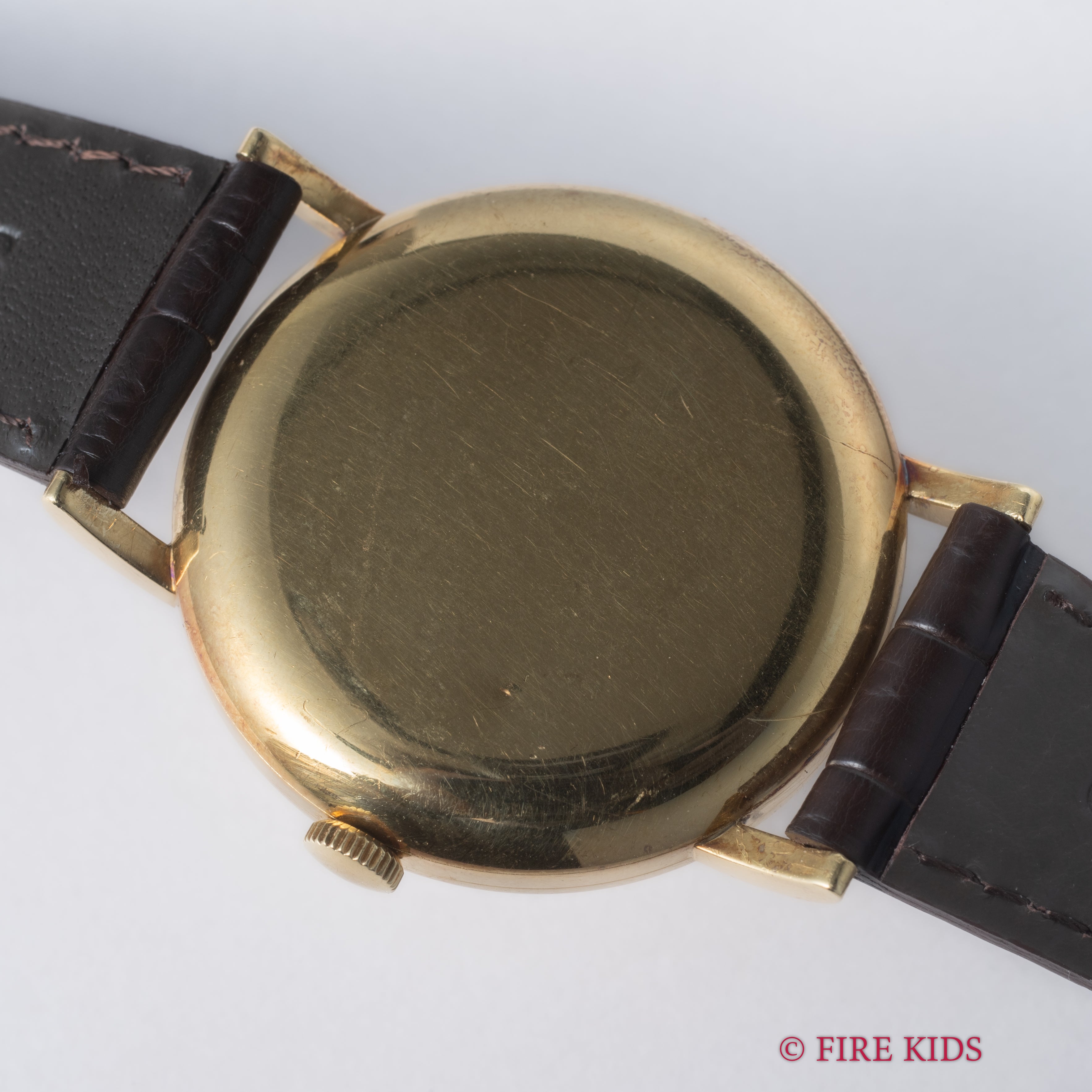 IWC 18金無垢ラウンドケース 1955年製 手巻き Cal.89 アルファハンド 砲弾インデックス