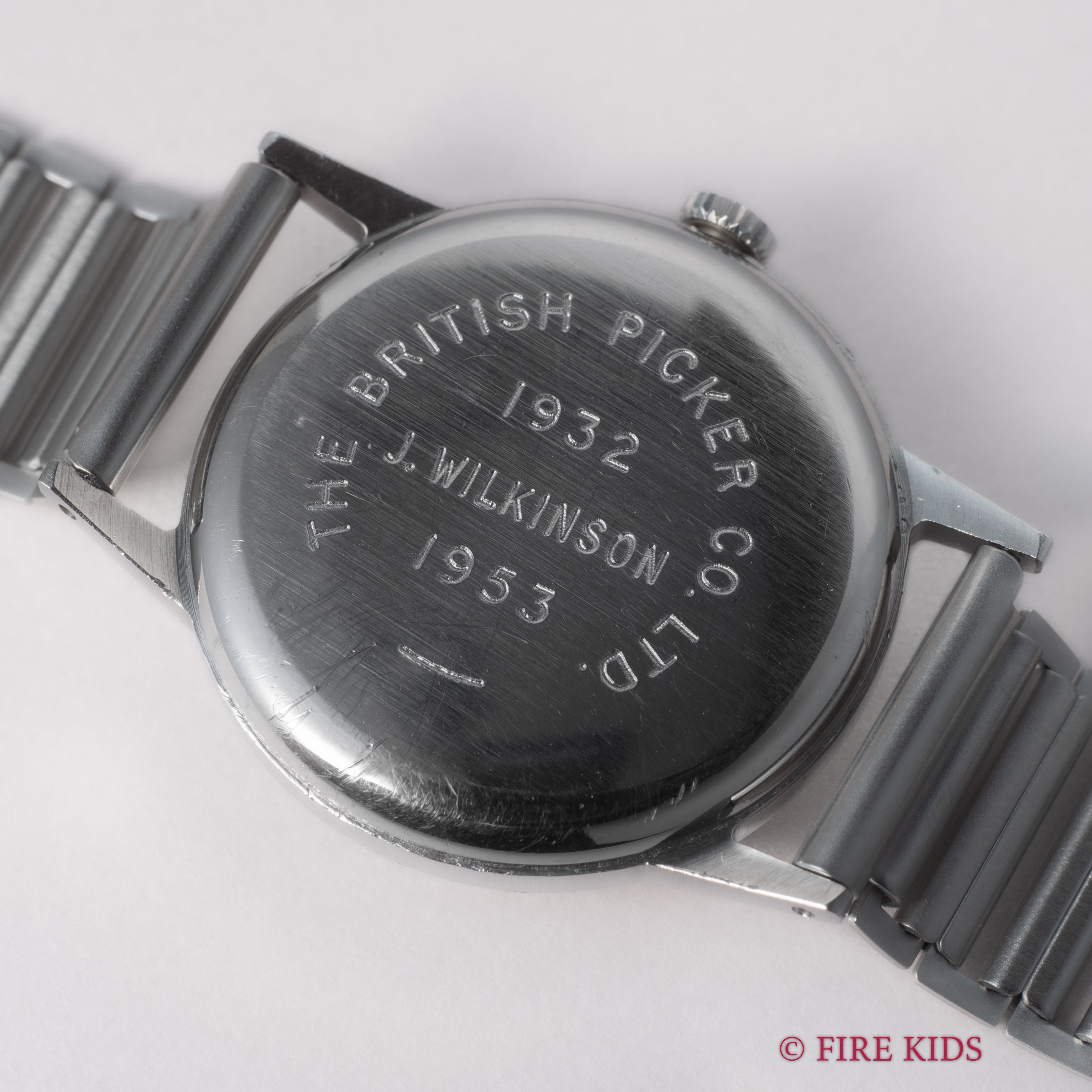 ロレックス デニソンケース 1953刻印 スモールセコンド手巻 Cal.700 Ref.3320 社外バンブーブレス