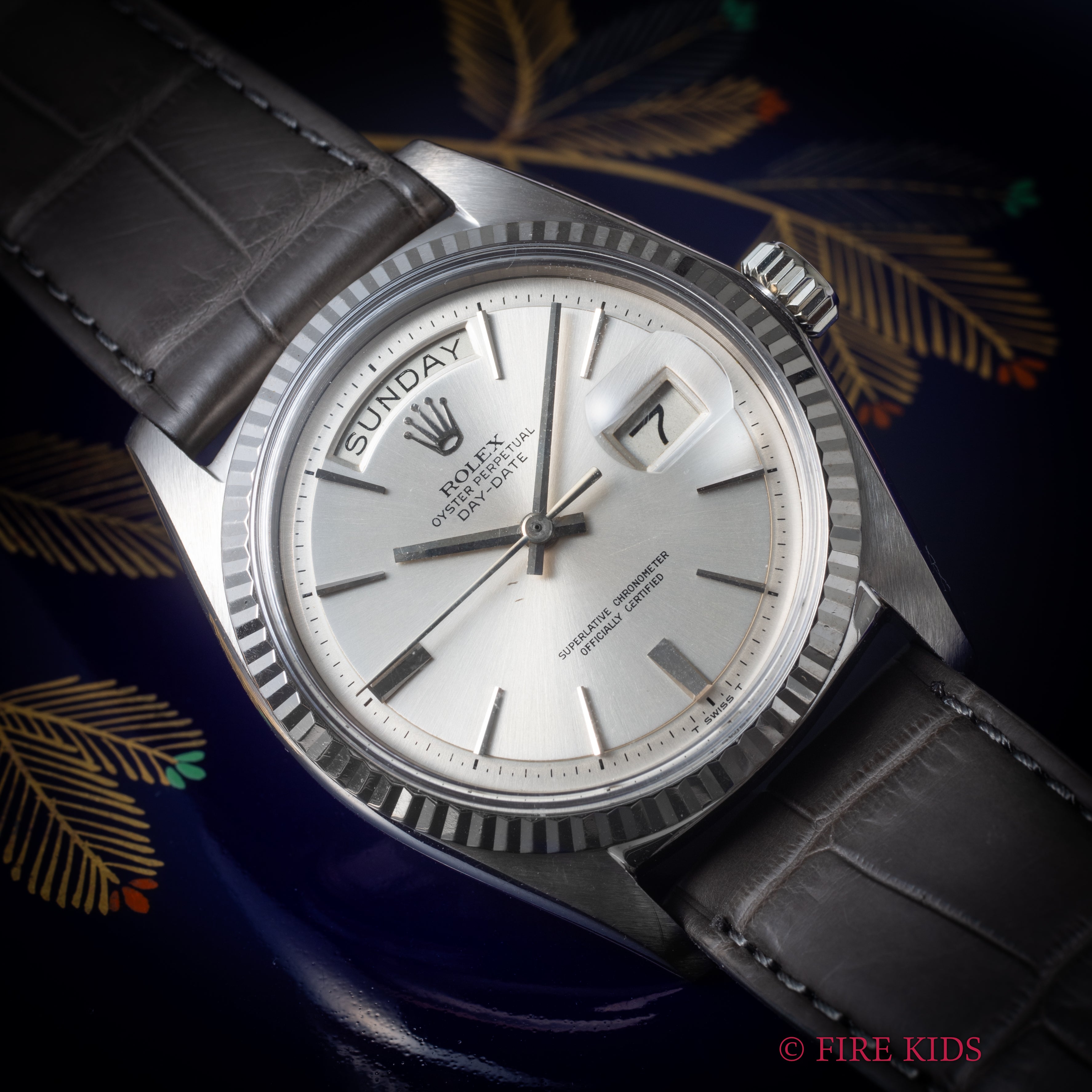 ロレックス 18金無垢ホワイトゴールドデイデイト 1966年製 Ref.1803 ドアストッパー