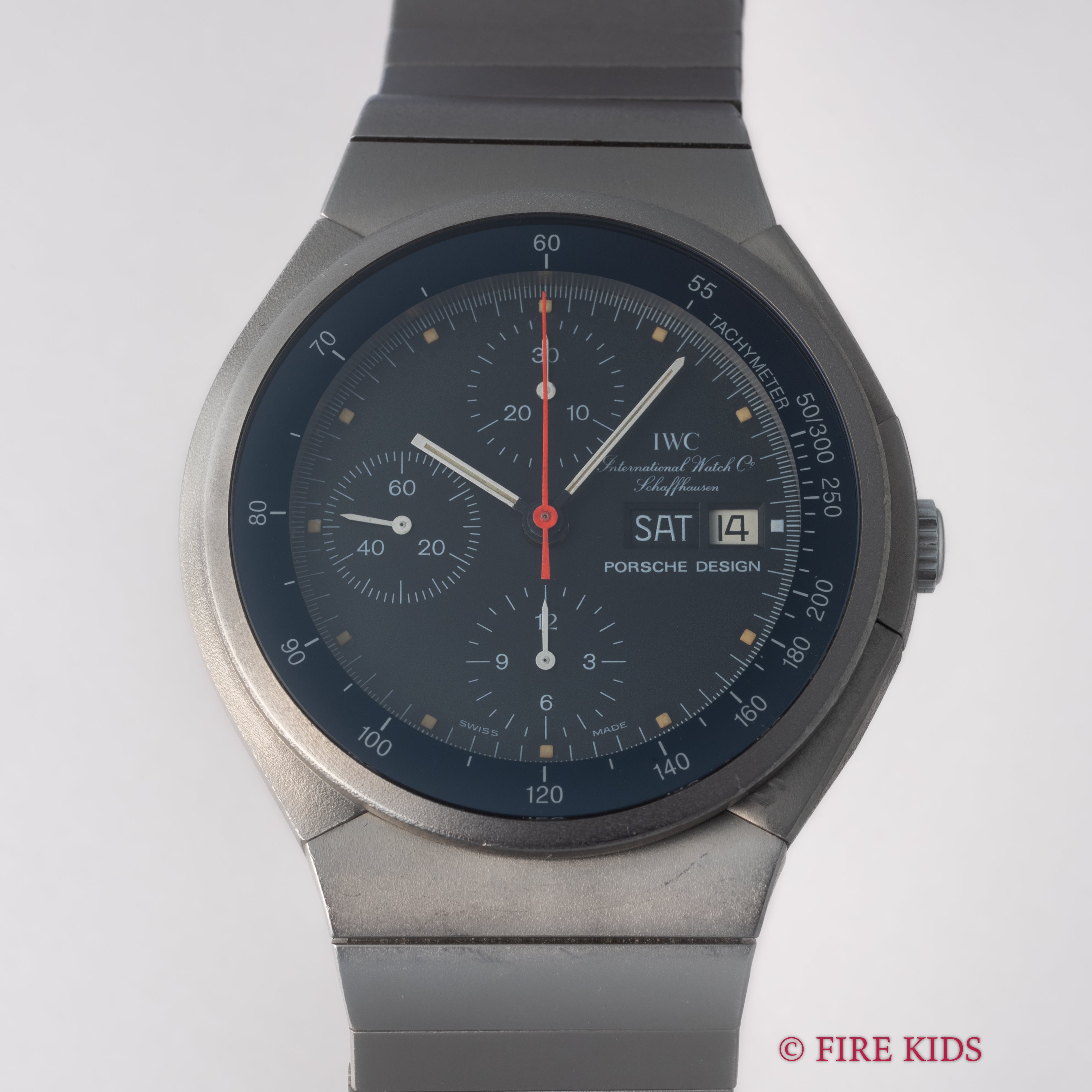 ポルシェデザイン by IWC 1981年製 自動巻クロノグラフ Ref.3700 チタンケースブレス