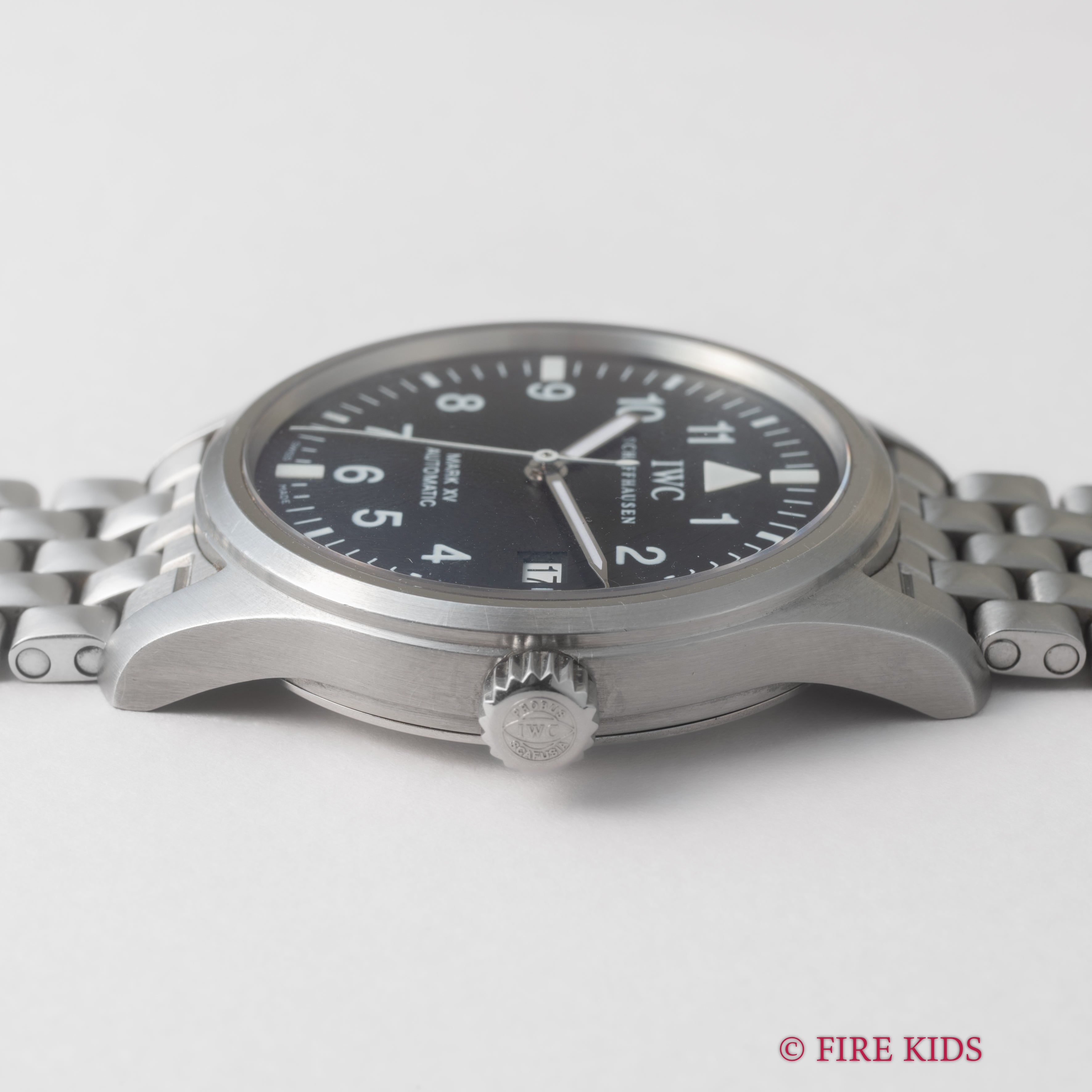 IWC マーク15 2002年製 パイロットウオッチ 自動巻 純正ブレス Ref.IW325301  箱 メーカー修理明細付