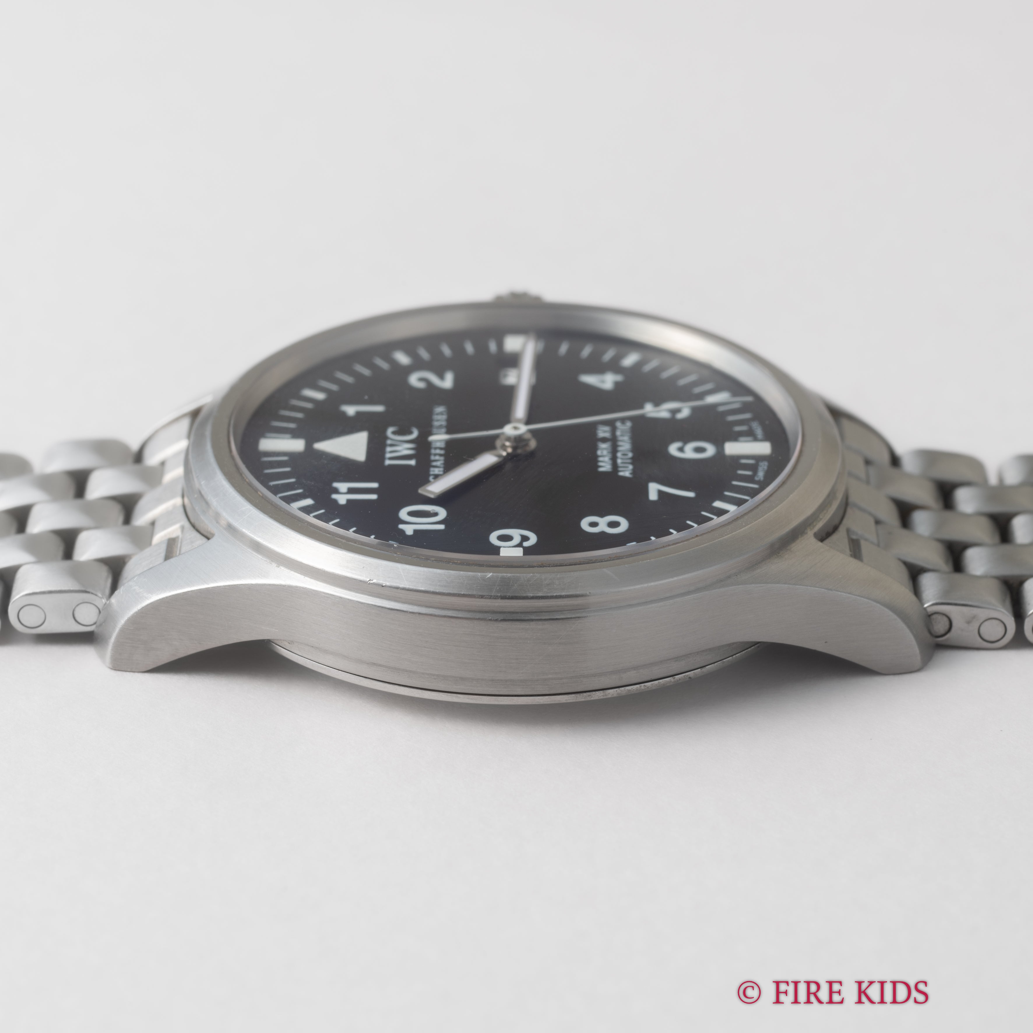 IWC マーク15 2002年製 パイロットウオッチ 自動巻 純正ブレス Ref.IW325301  箱 メーカー修理明細付