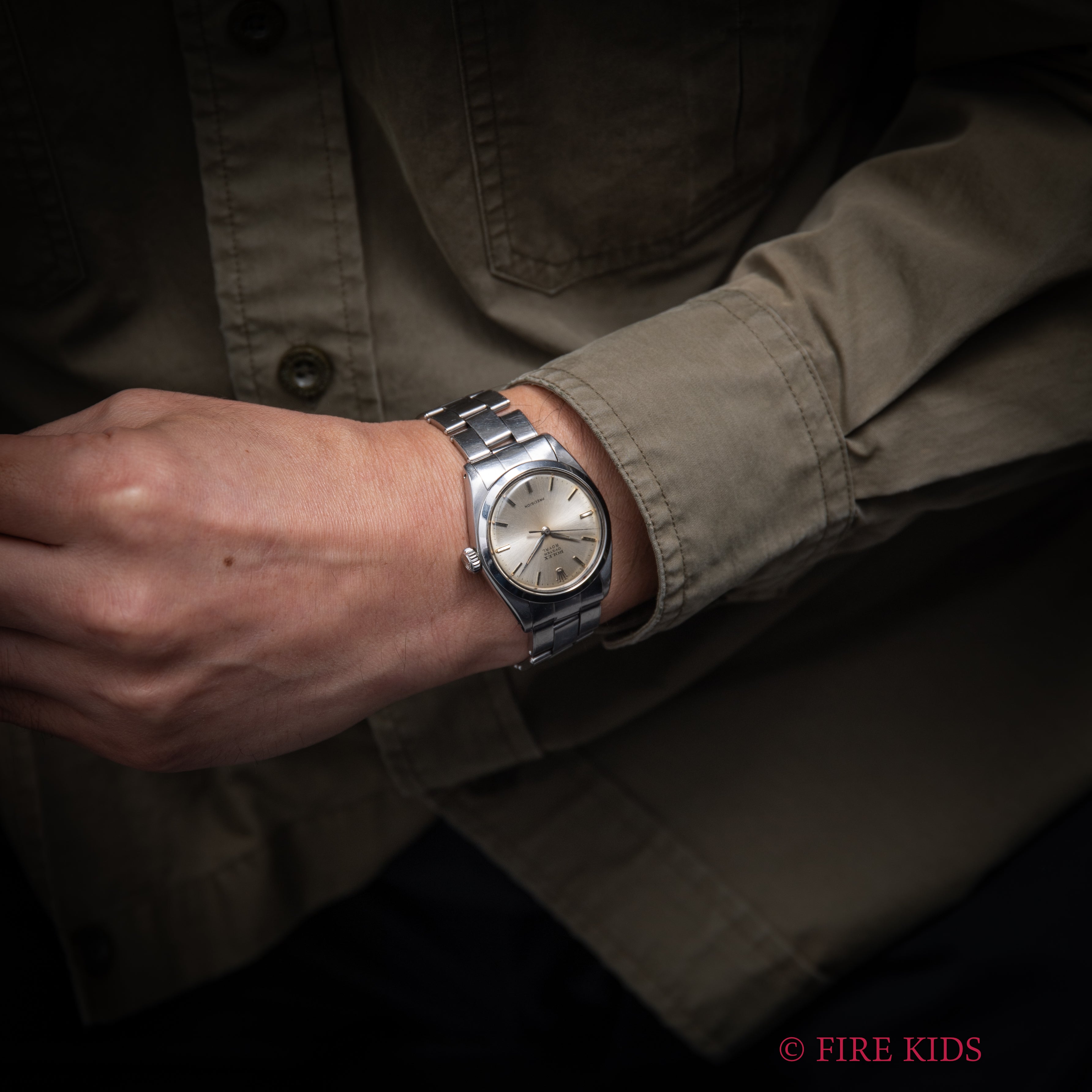 ロレックス オイスターロイヤル 1962年製 Ref.6426 アルファハンド 手巻 Cal.1210 純正リベットブレス