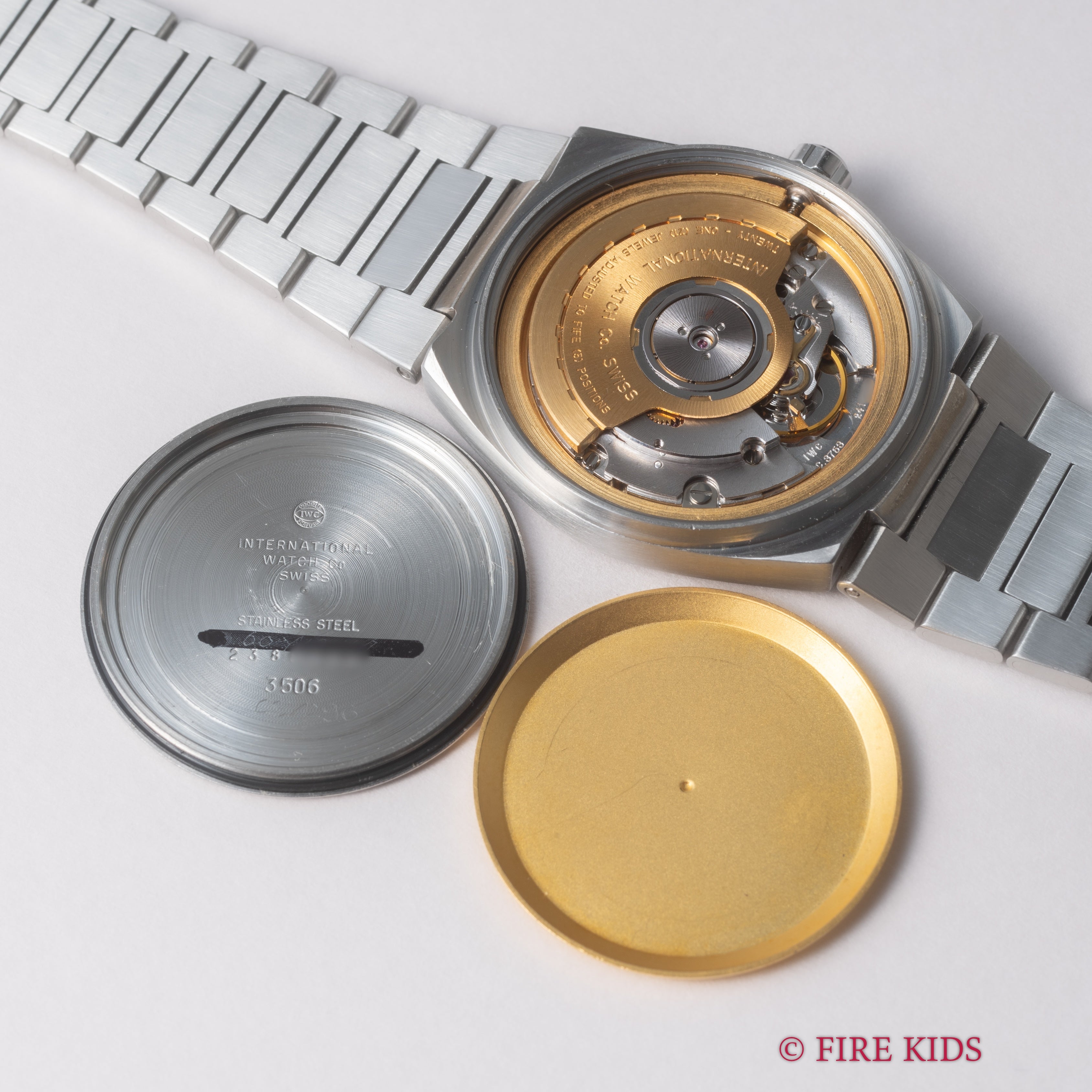 IWC インヂュニア SL 1987年製 Ref.3506 黒文字盤 ジェンタデザイン 耐磁時計 自動巻きクロノメーター アーカイブ付き