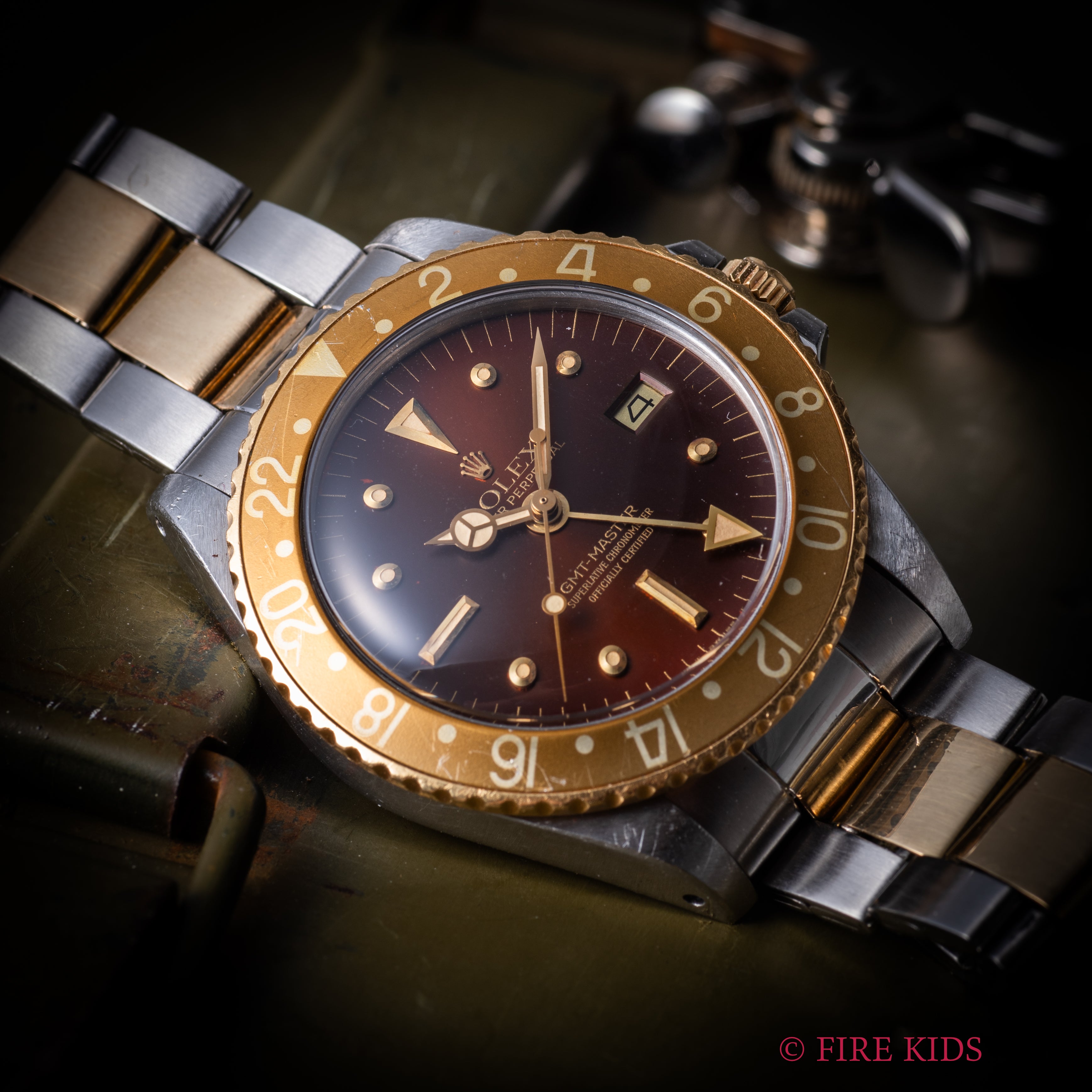 ロレックス GMTマスター 1978年製 茶ツボ Ref.1675 ニップルダイヤル