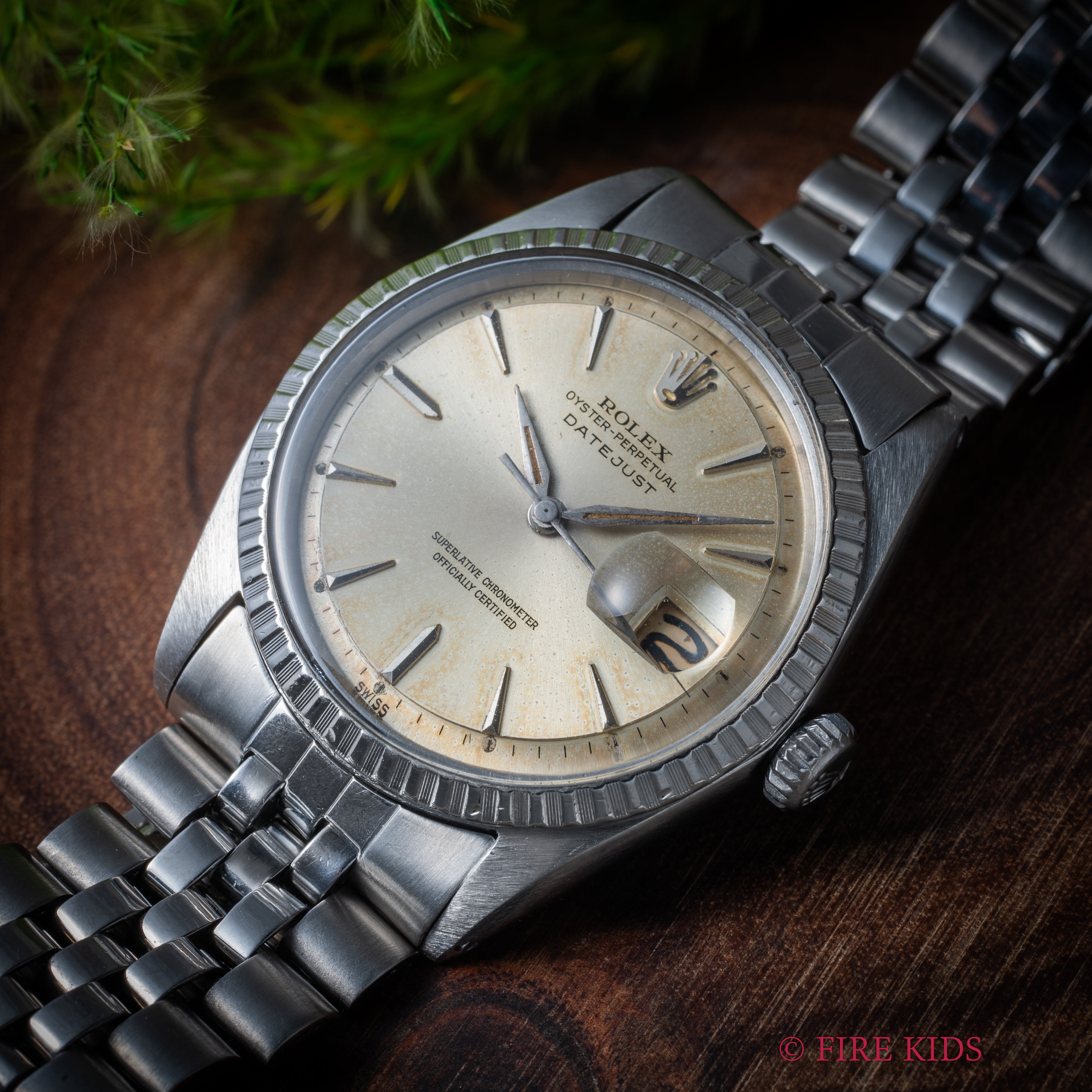 ロレックス デイトジャスト 1964年製 Ref.1603 シルバーダイヤル エングレーブドベゼル