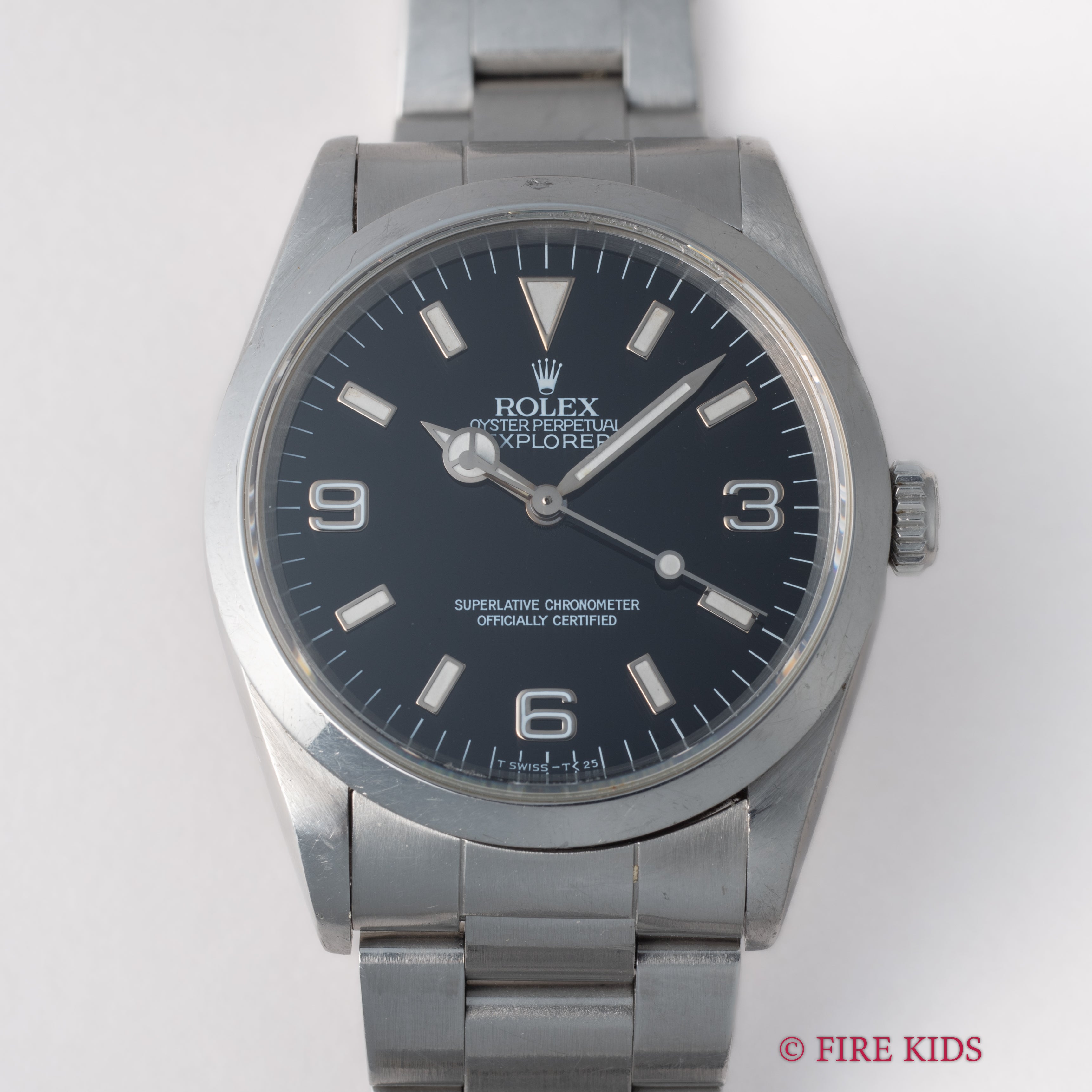 ロレックス エクスプローラー 1996年製 Ref.14270 トリチウム夜光 純正シングルロックブレス