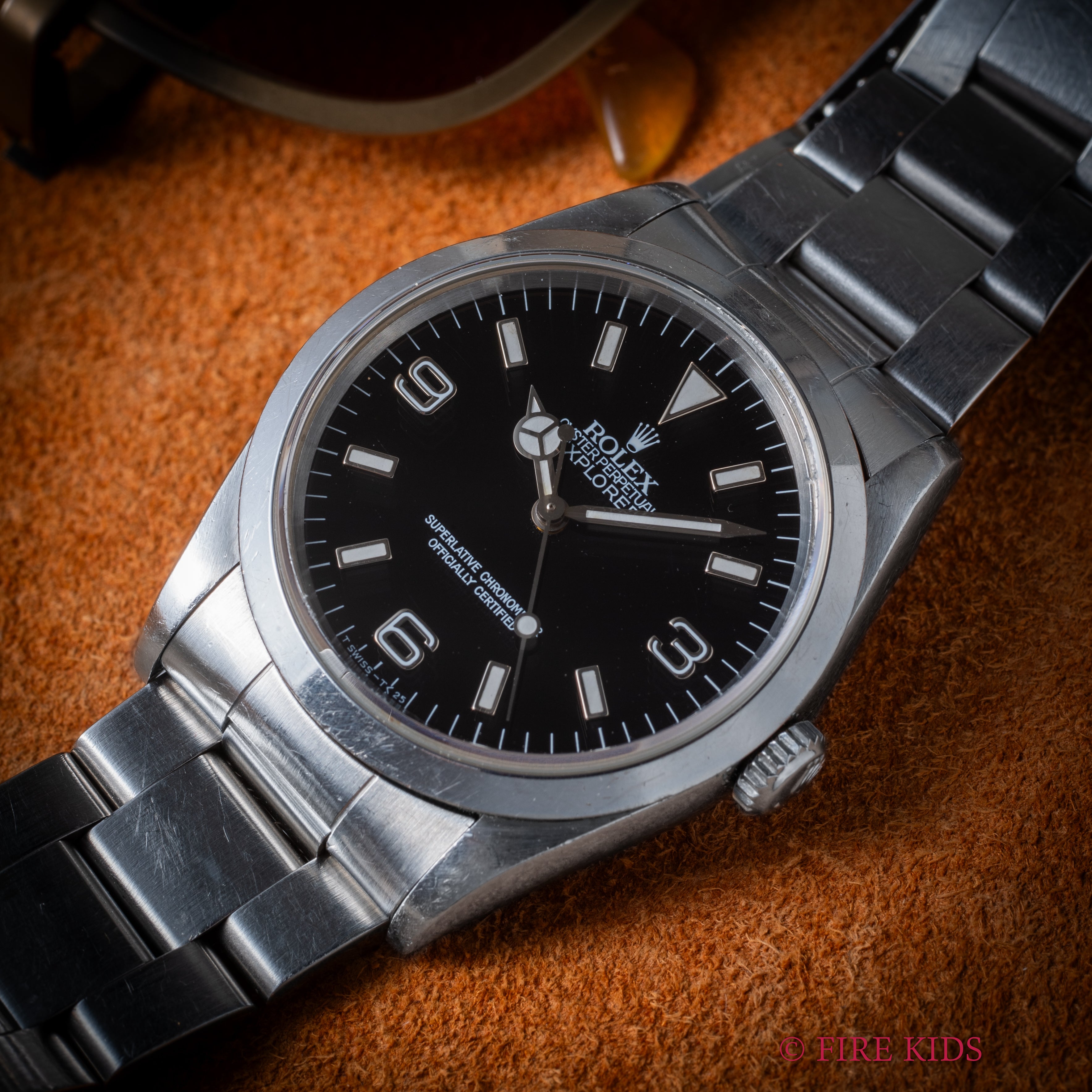 ロレックス エクスプローラー 1996年製 Ref.14270 トリチウム夜光 純正シングルロックブレス