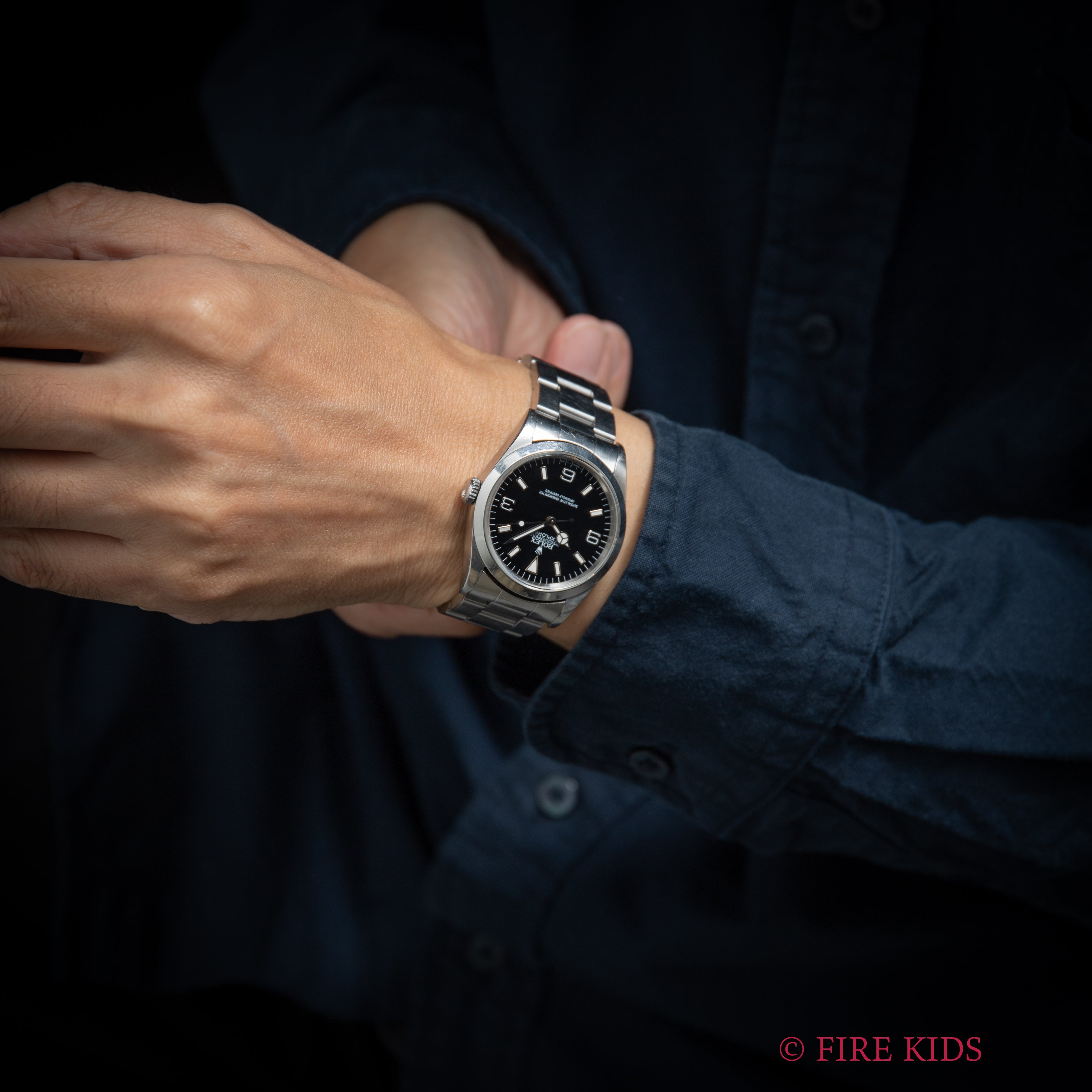 ロレックス エクスプローラー 1996年製 Ref.14270 トリチウム夜光 純正シングルロックブレス