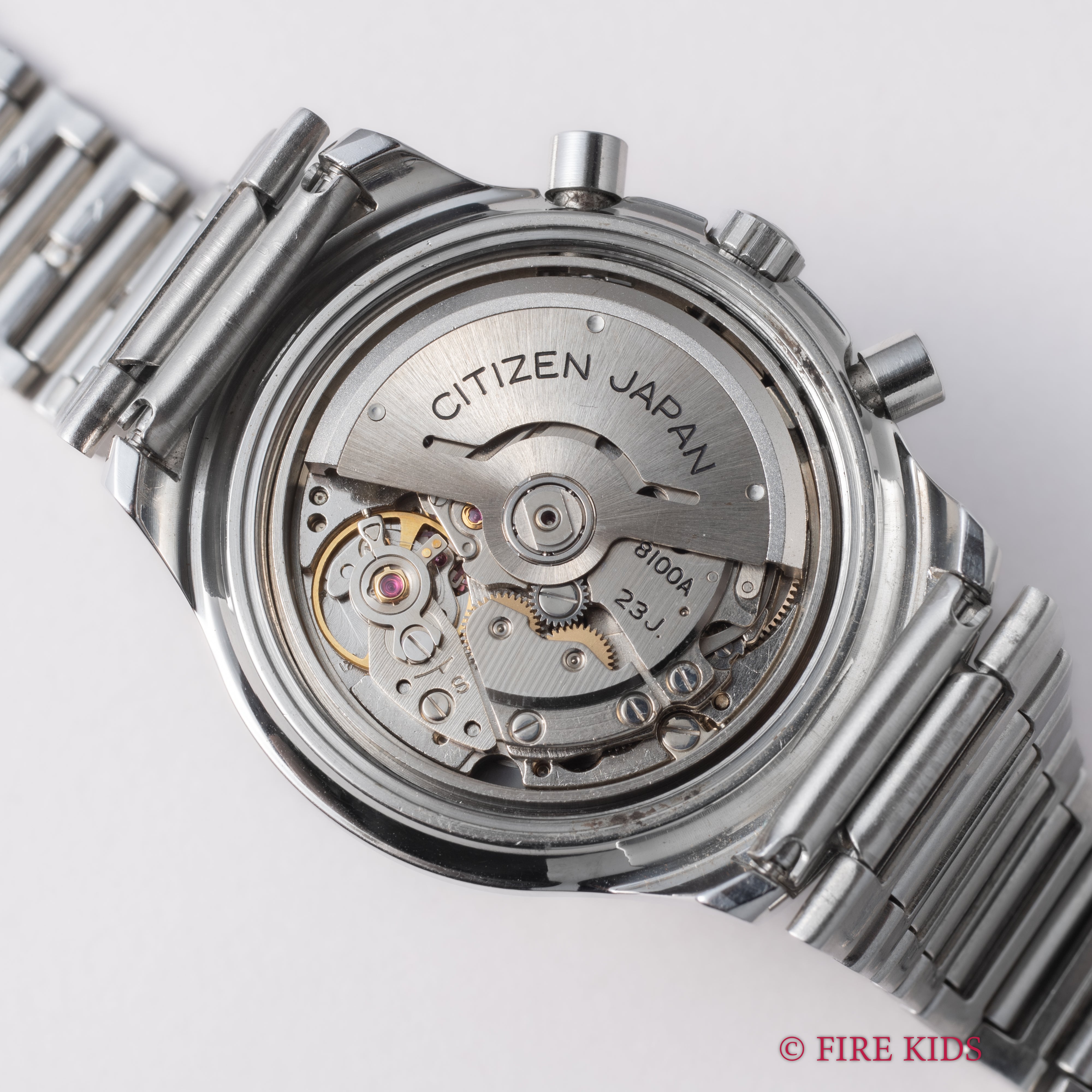 シチズン チャレンジタイマー 自動巻きクロノグラフ 1972年製 フライバック付き 純正ブレス