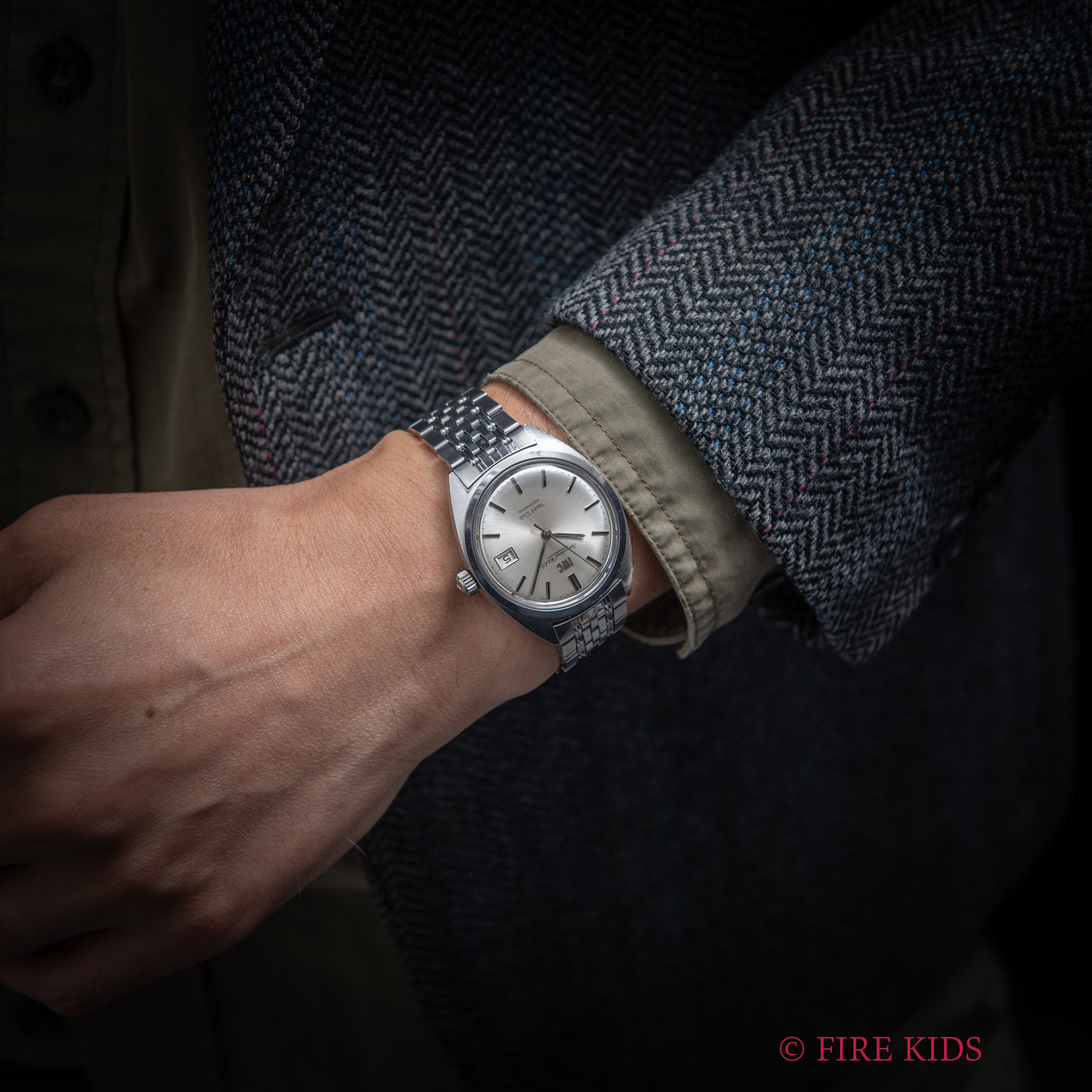 IWC ヨットクラブ Ref.811AD 1970年製 ペラトン式自動巻き Cal.8541B 純正ゲイフレアーブレス付き