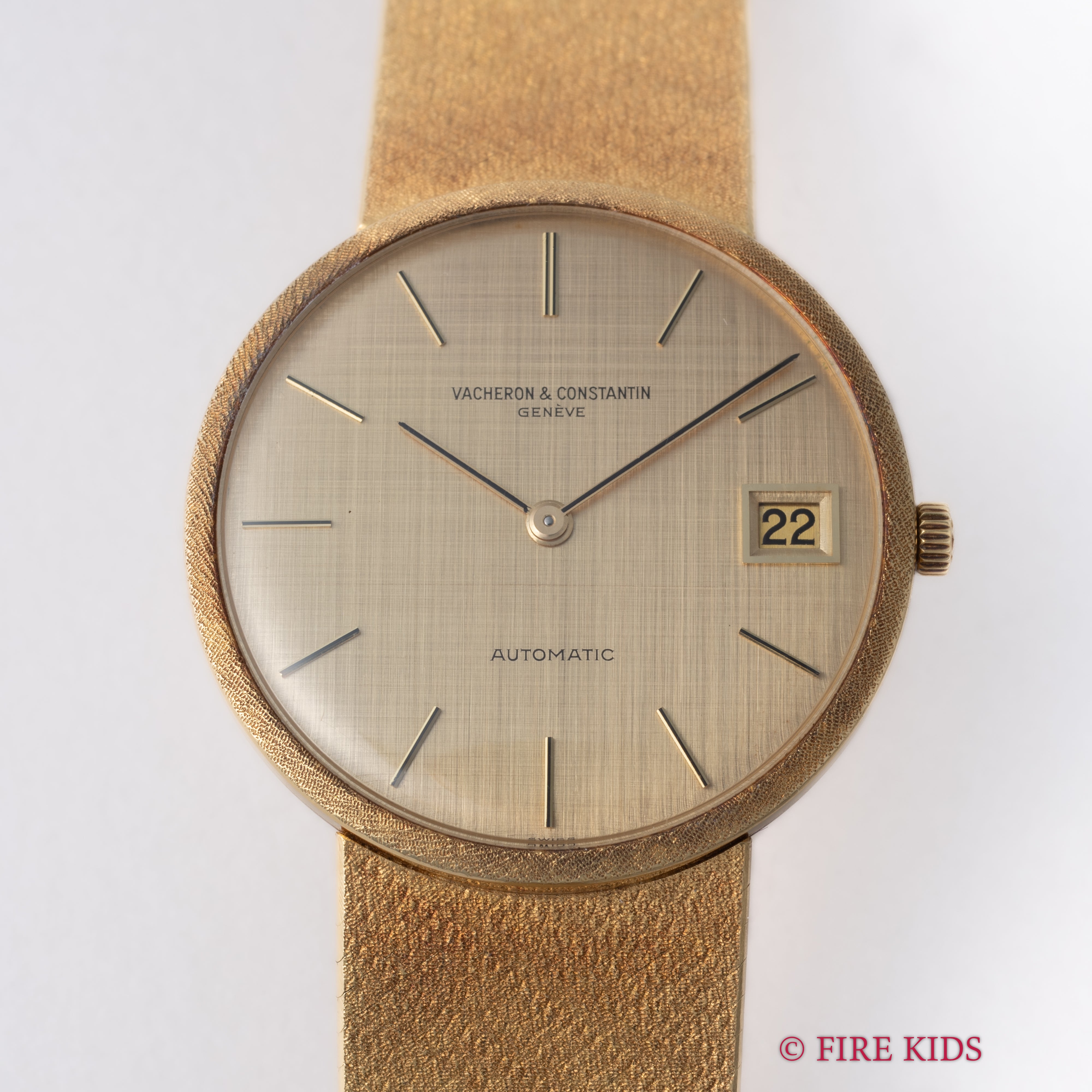 ヴァシュロン・コンスタンタン 18金無垢ブレス一体型エクストラフラット 1970年代製 自動巻 Cal.K1121