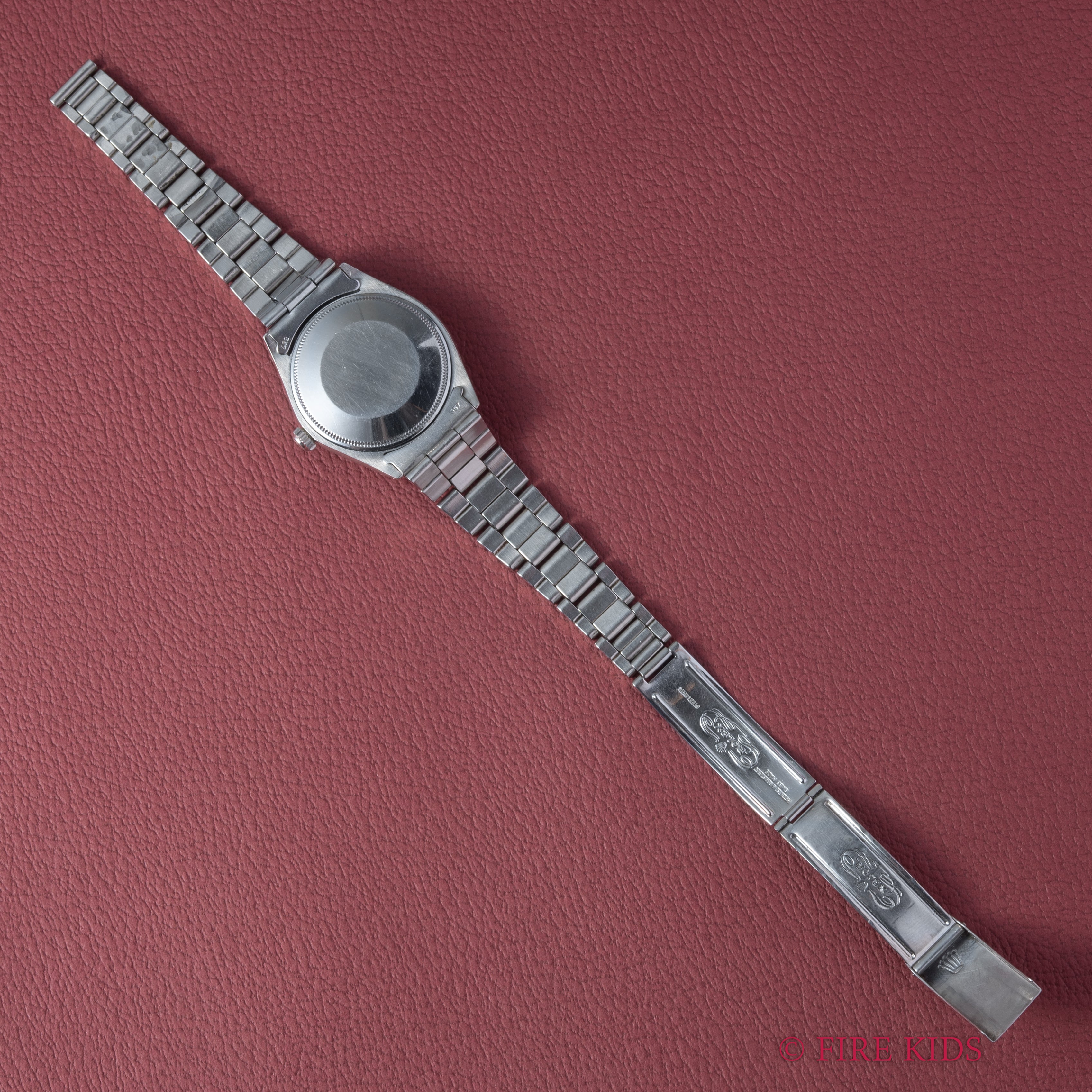 ロレックス エアキング 1971年製 Ref.5500 自動巻 ブルーグレーダイヤル 純正巻きオイスターブレス